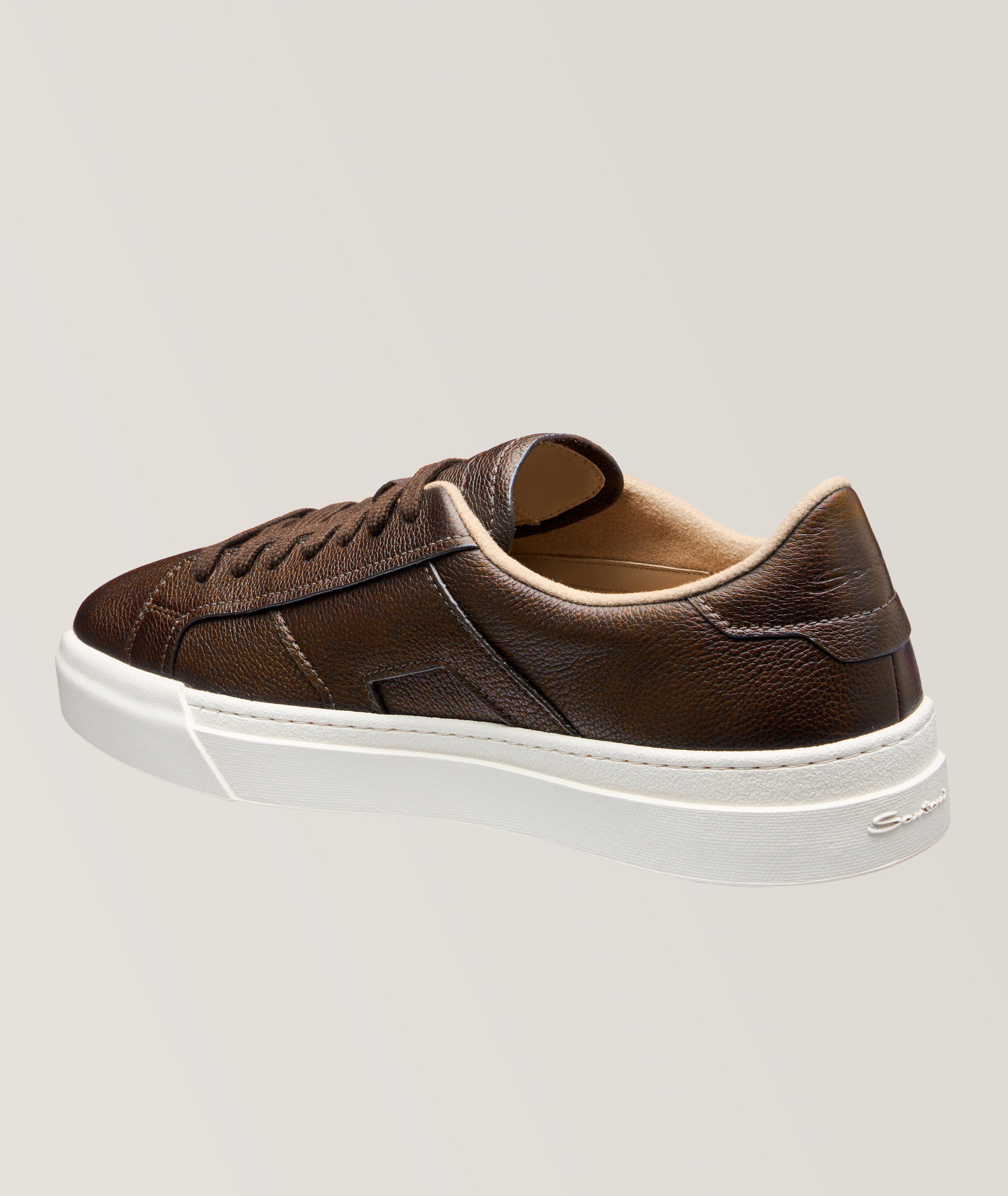 Grained Leather Sneakers  image 1