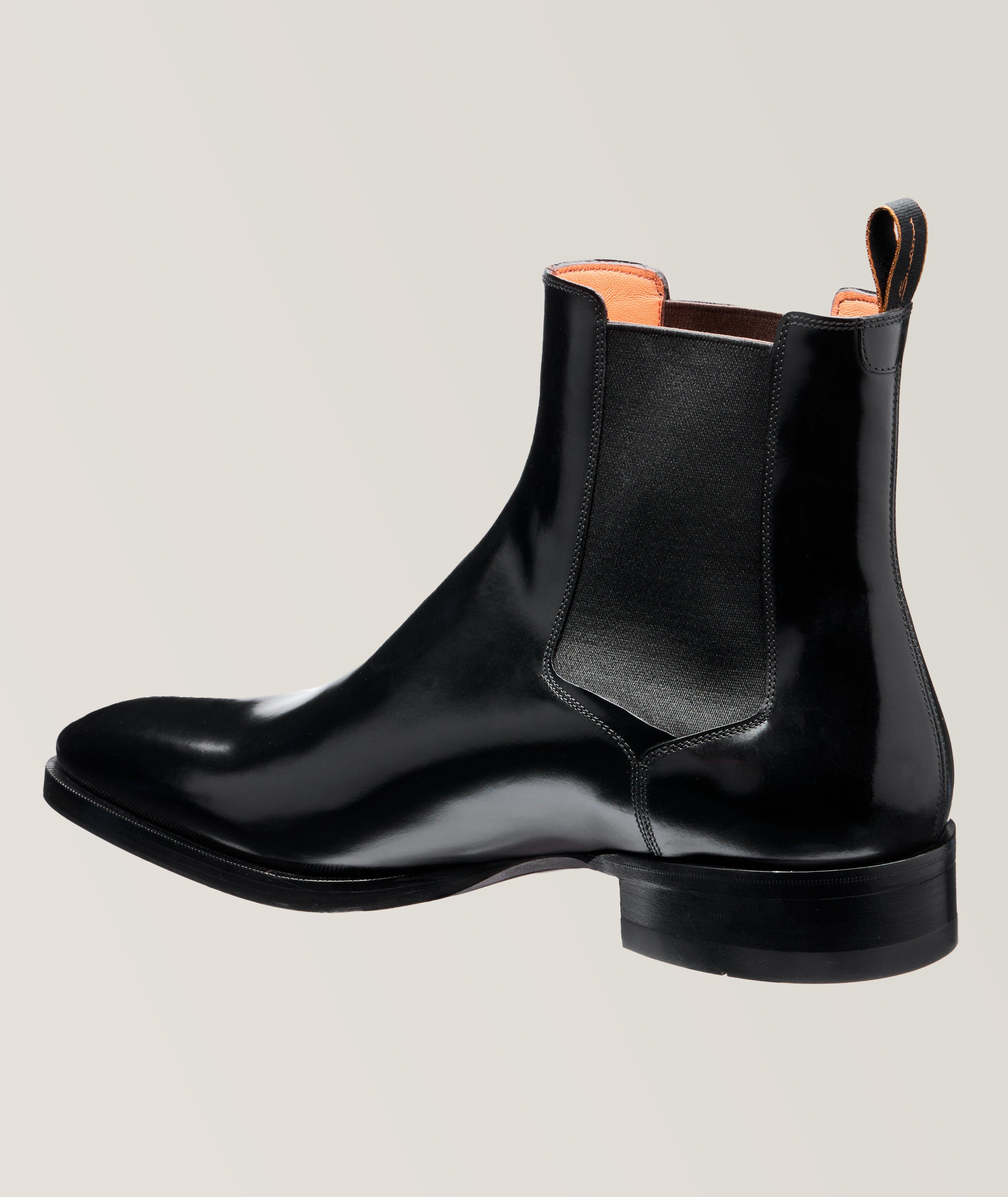 Polished Leather Chelsea Boots  image 1