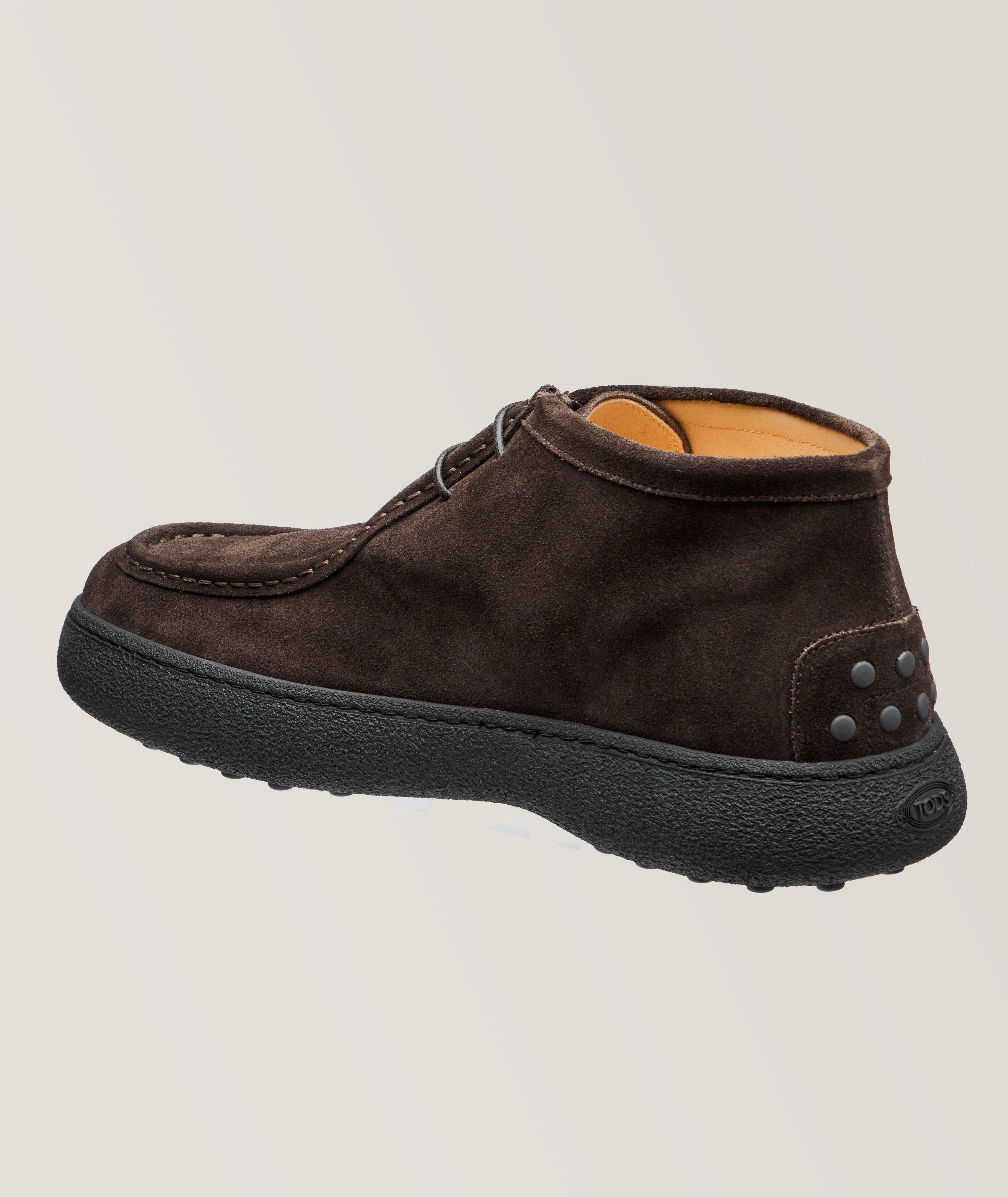 Suede Leather Lug Boots image 1