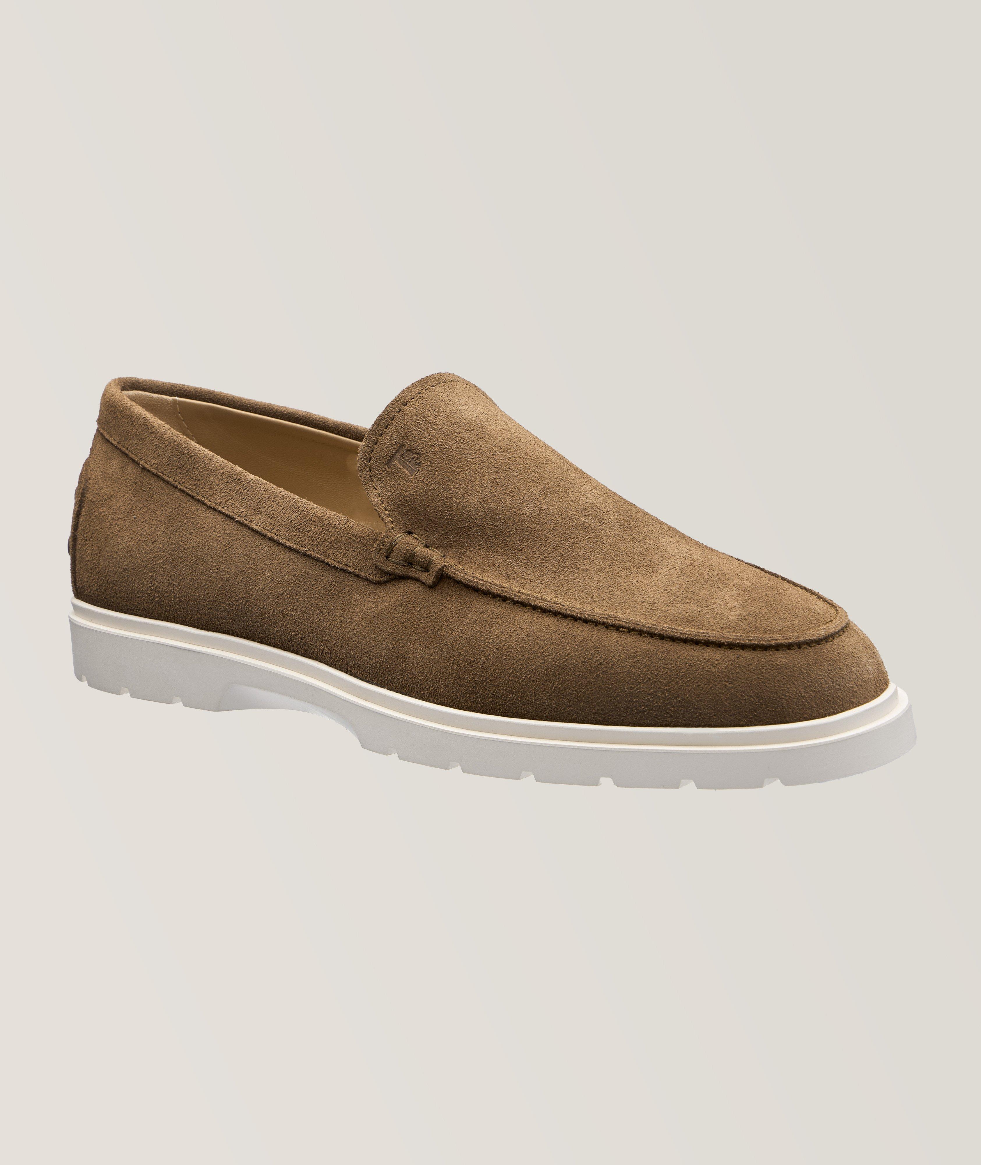 Tod's Suede Slipper Loafers 