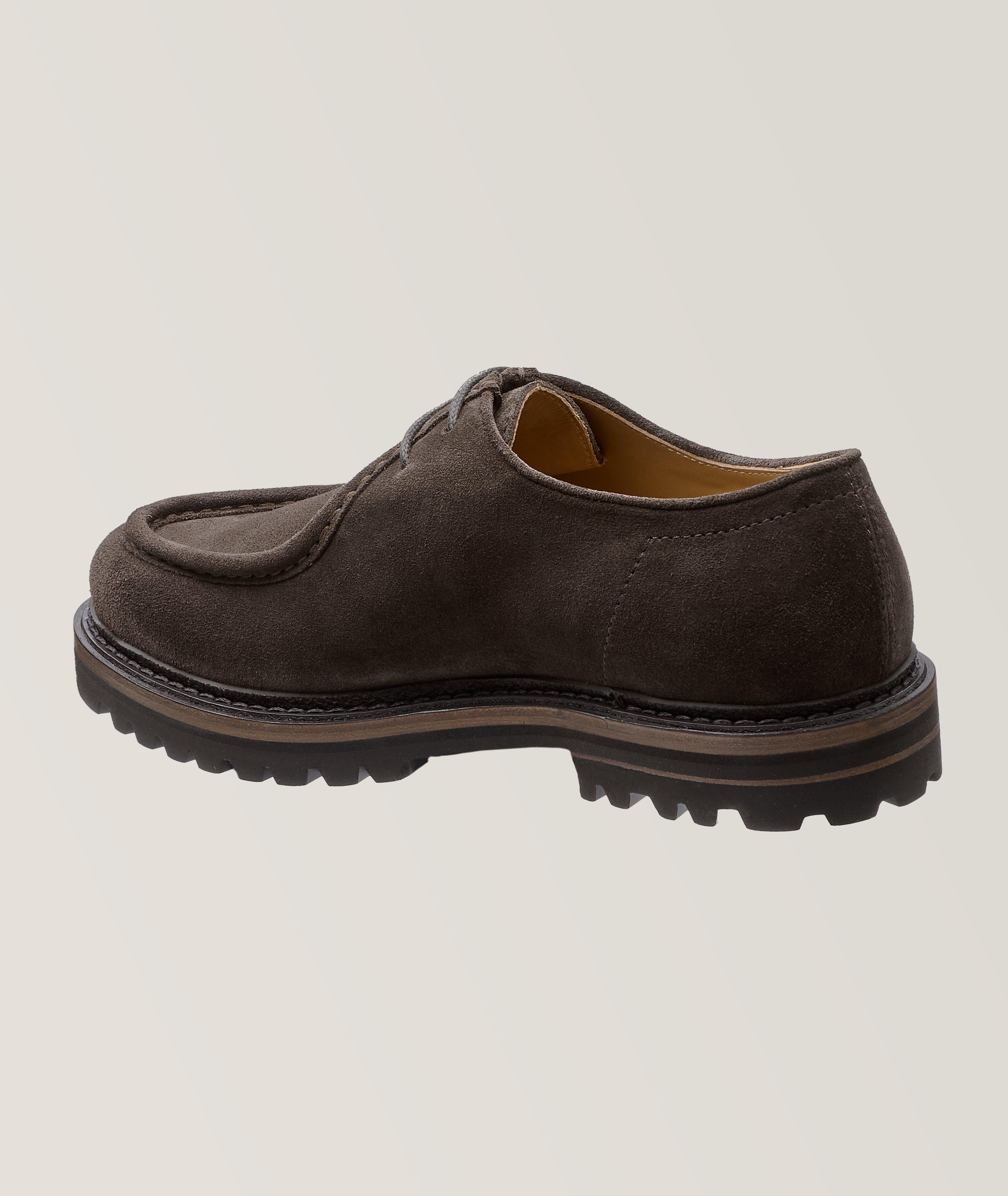 Suede Moc Toe Derbies image 1