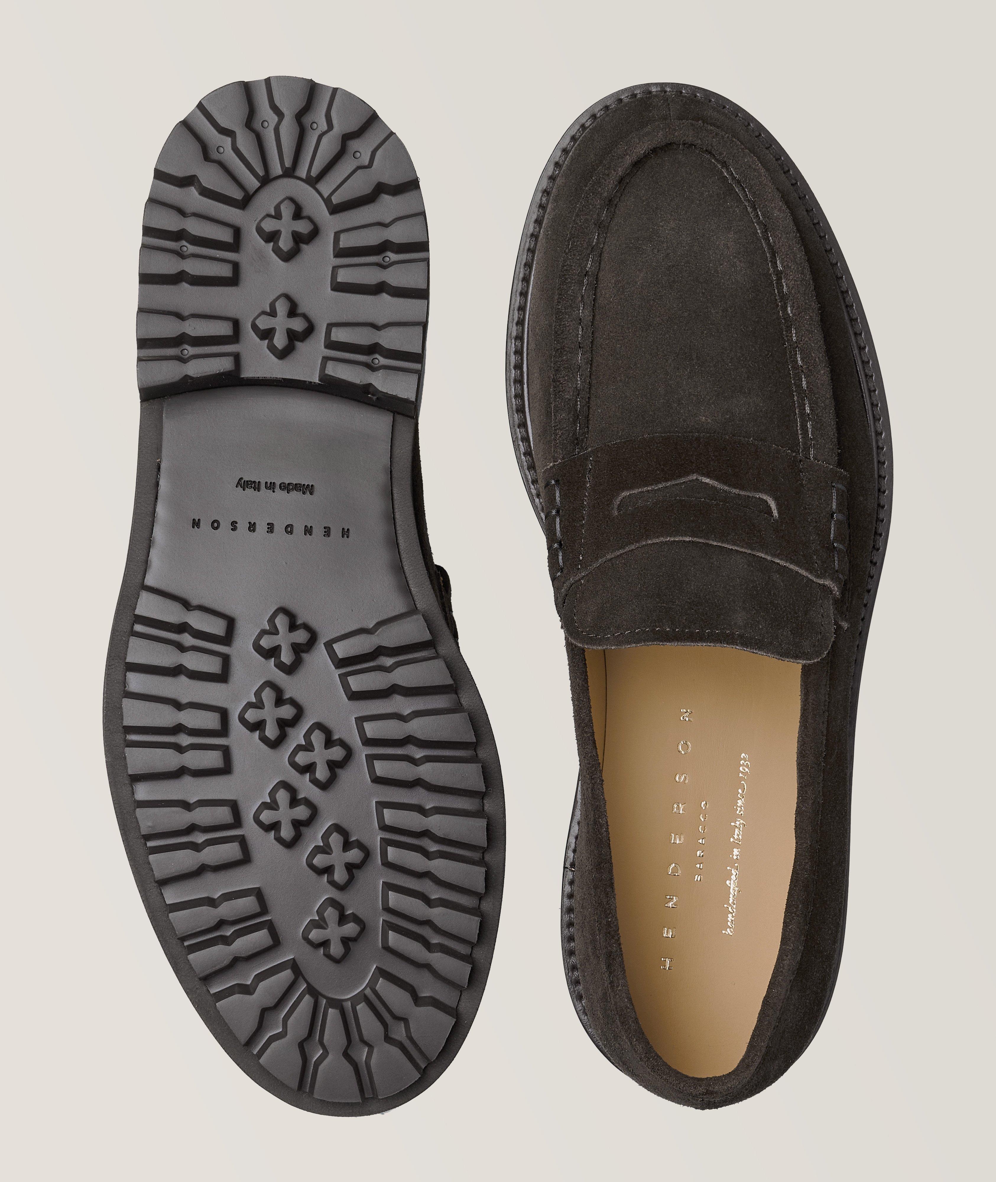 Suede Leather Penny Loafers image 2