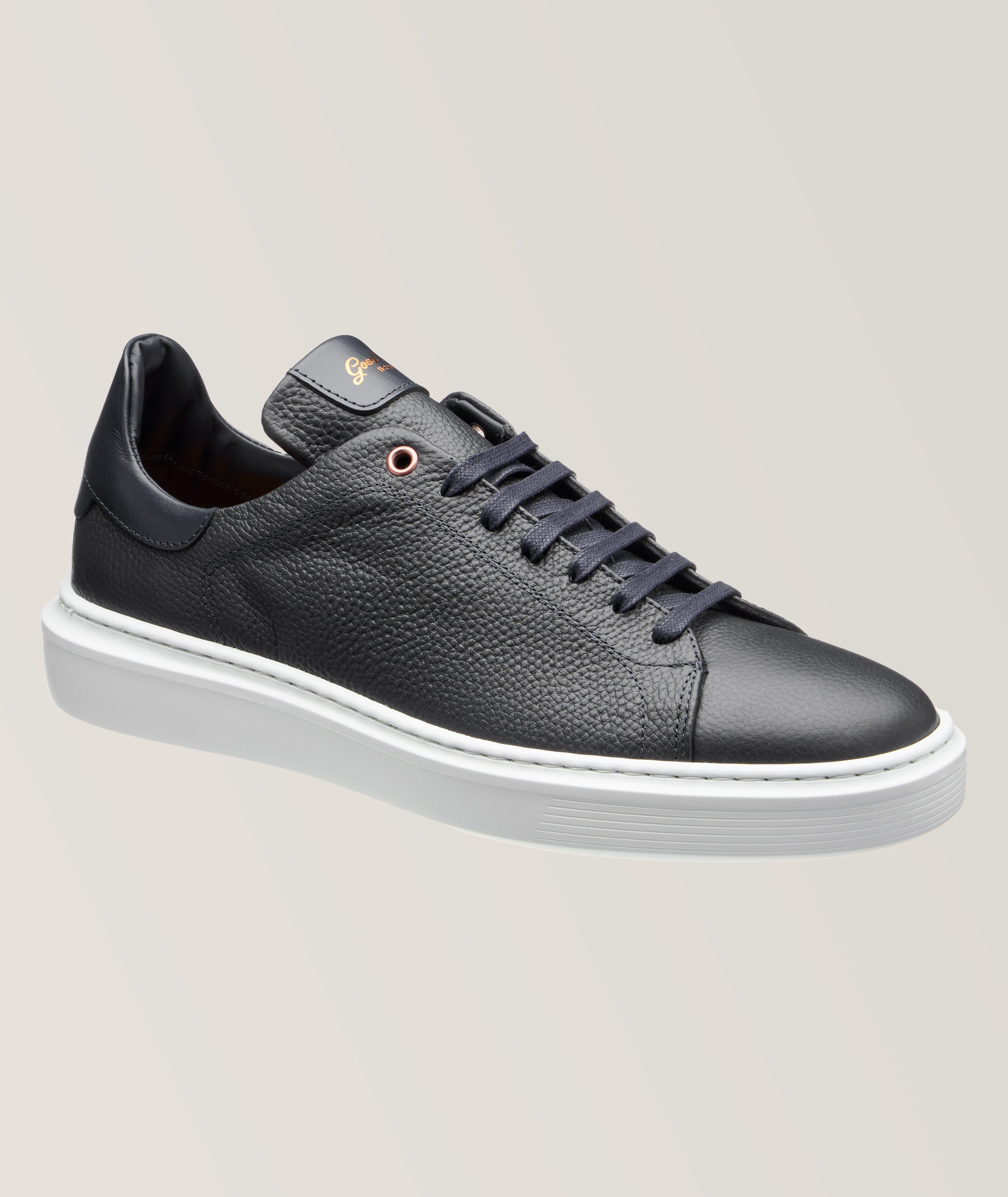 Good Man Brand Legend London Pebbled Leather Sneakers