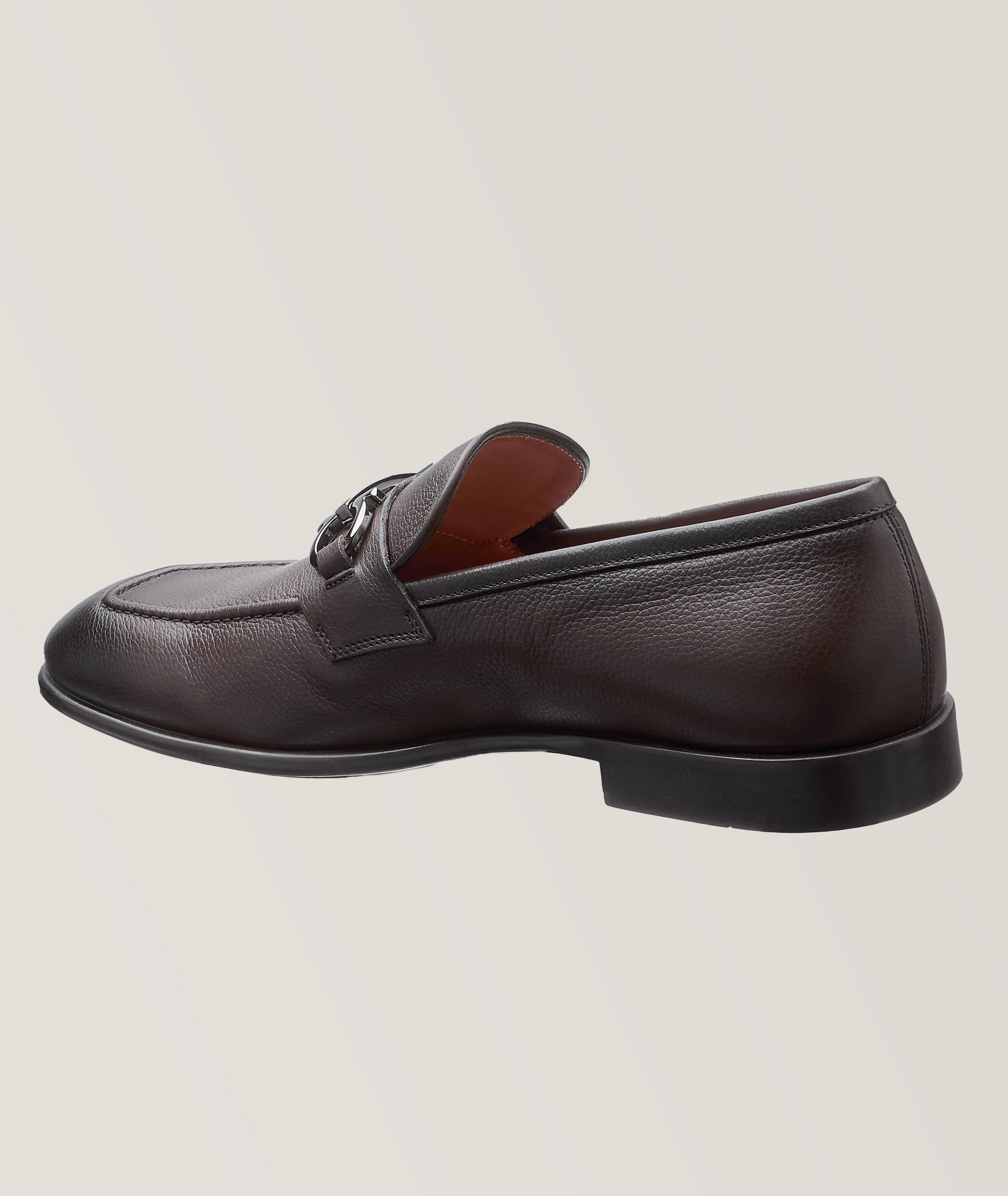 Foster Double Gancio Leather Loafers