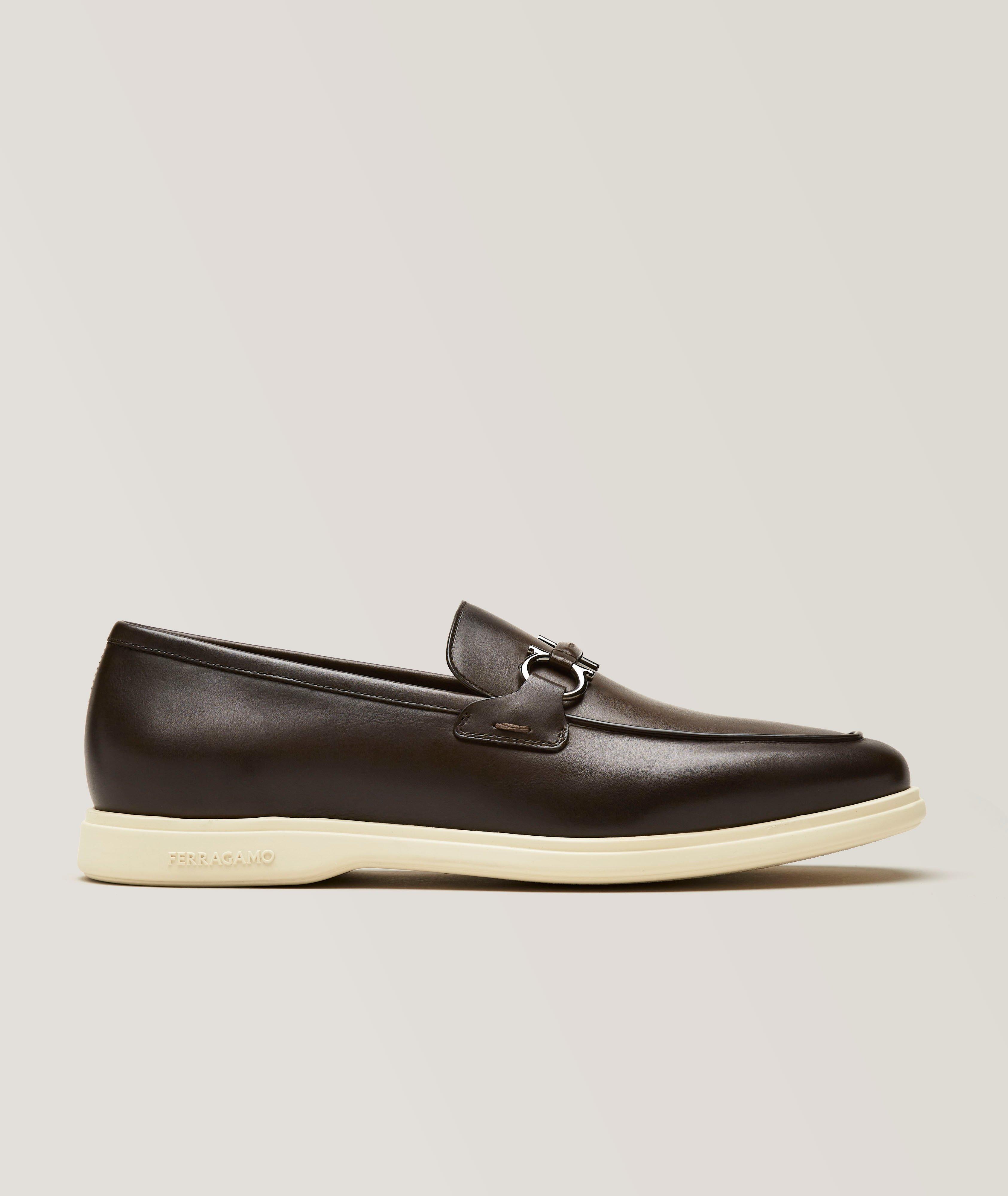 Cosimo Double Gancio Leather Loafers image 0