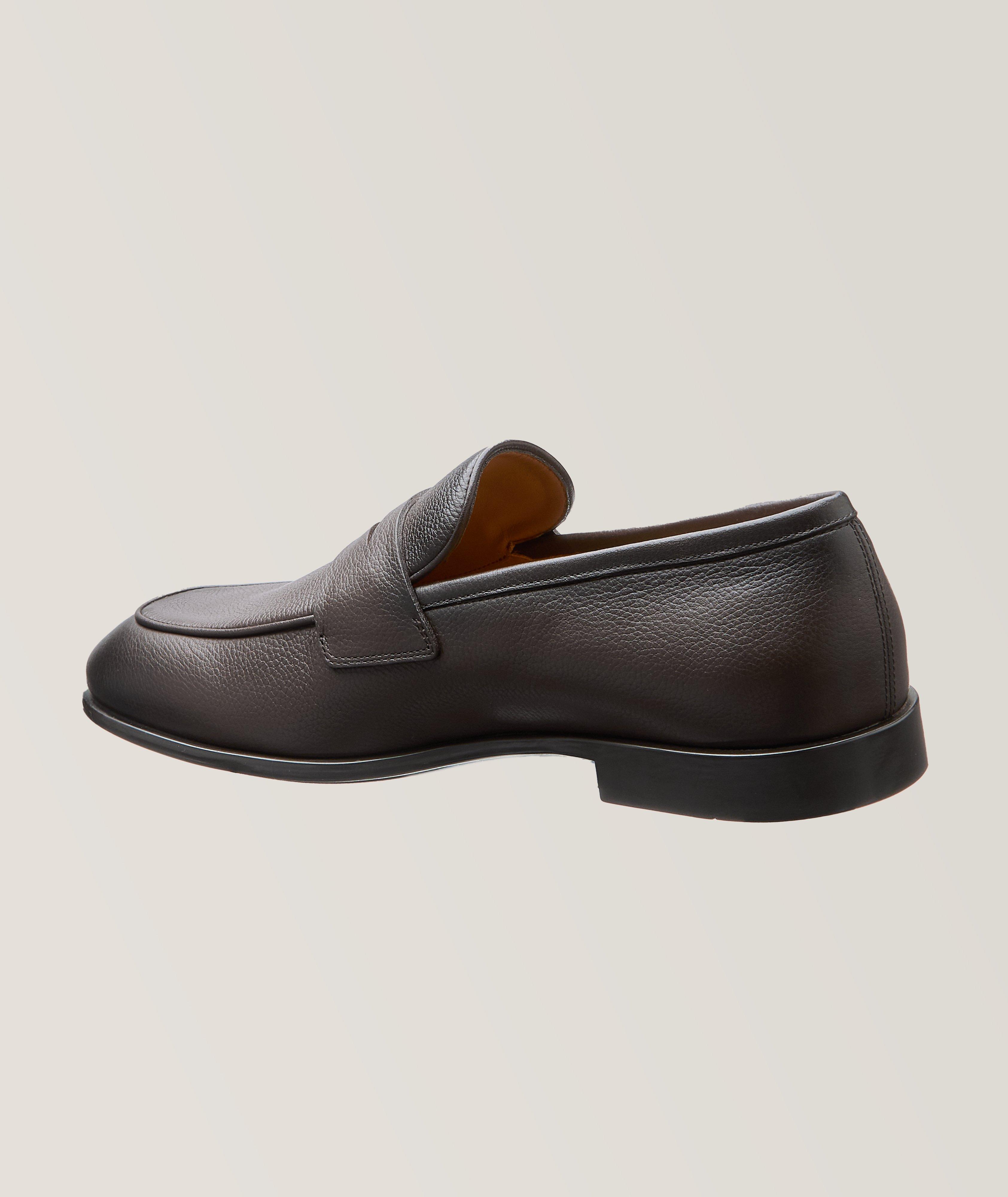Funes Leather Penny Loafers image 1