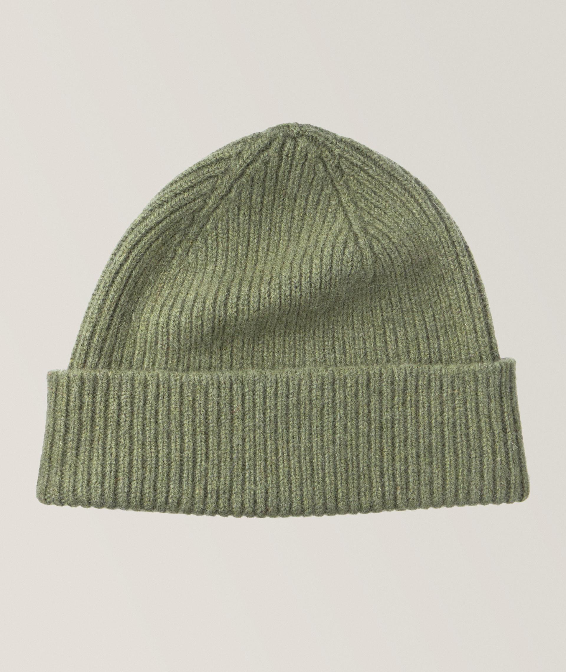 Tuque en laine et en angora à rayures image 0