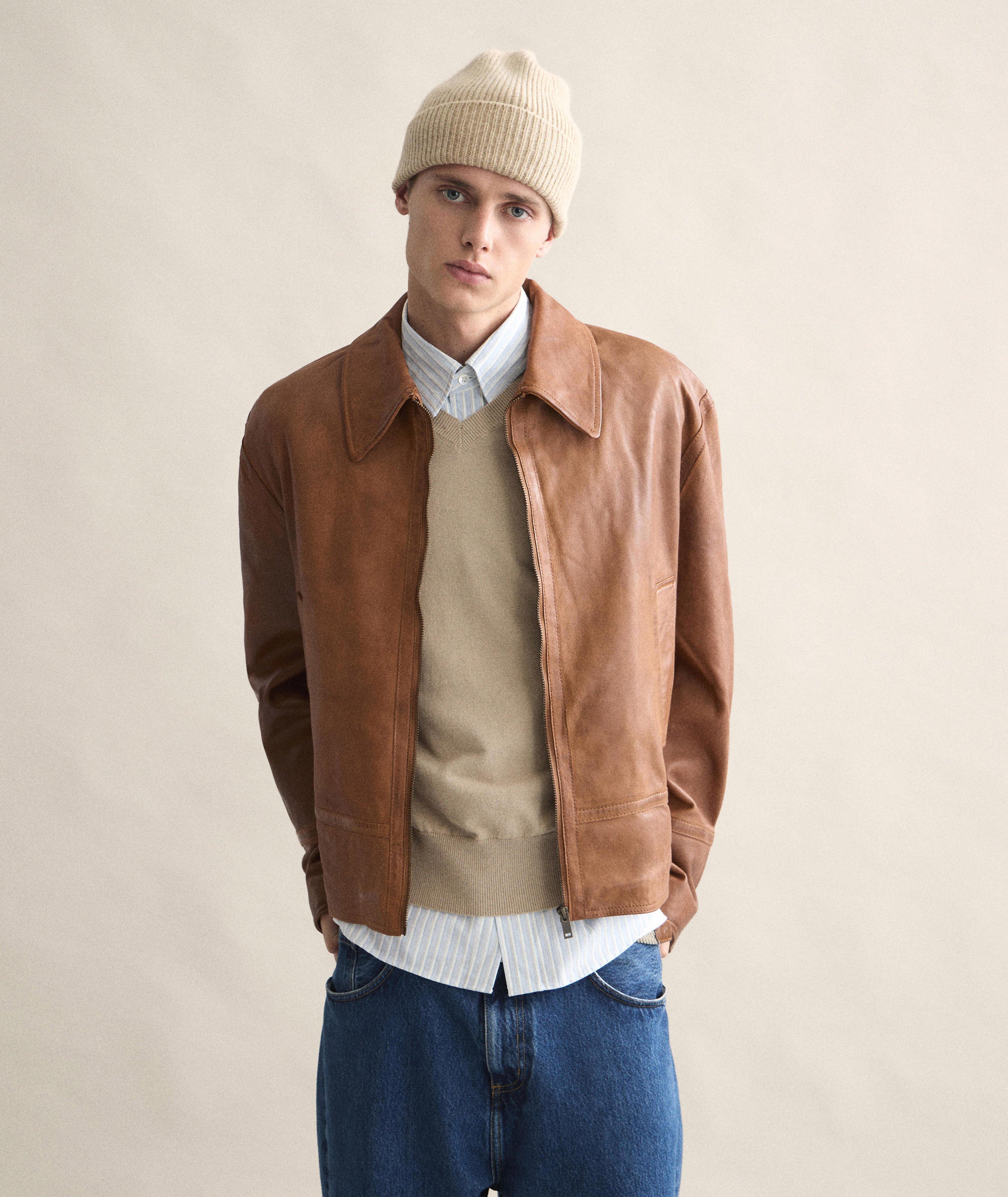 Tuque en laine d’agneau et en angora image 4