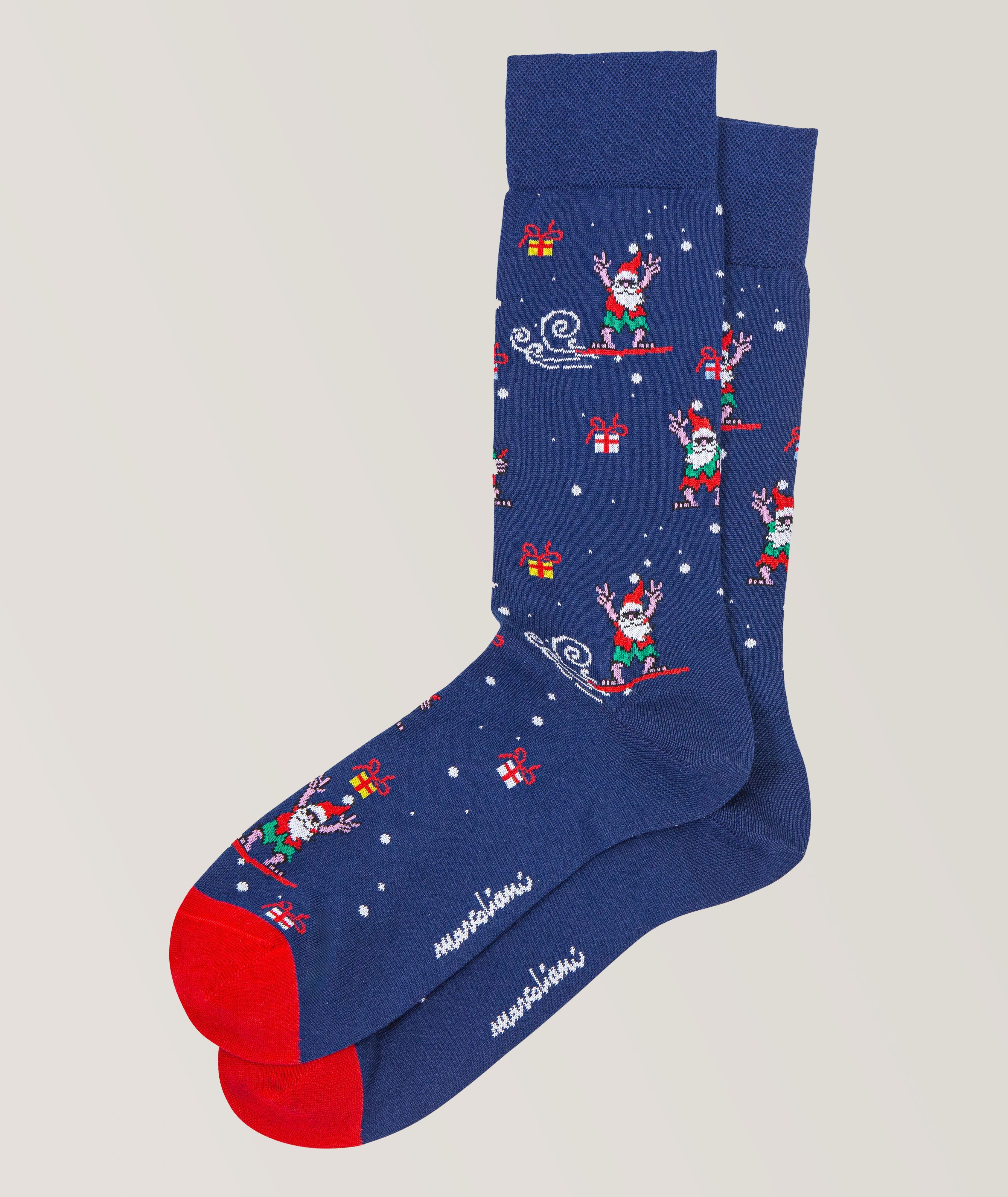 Where Is Santa Pima Cotton Socks image 0