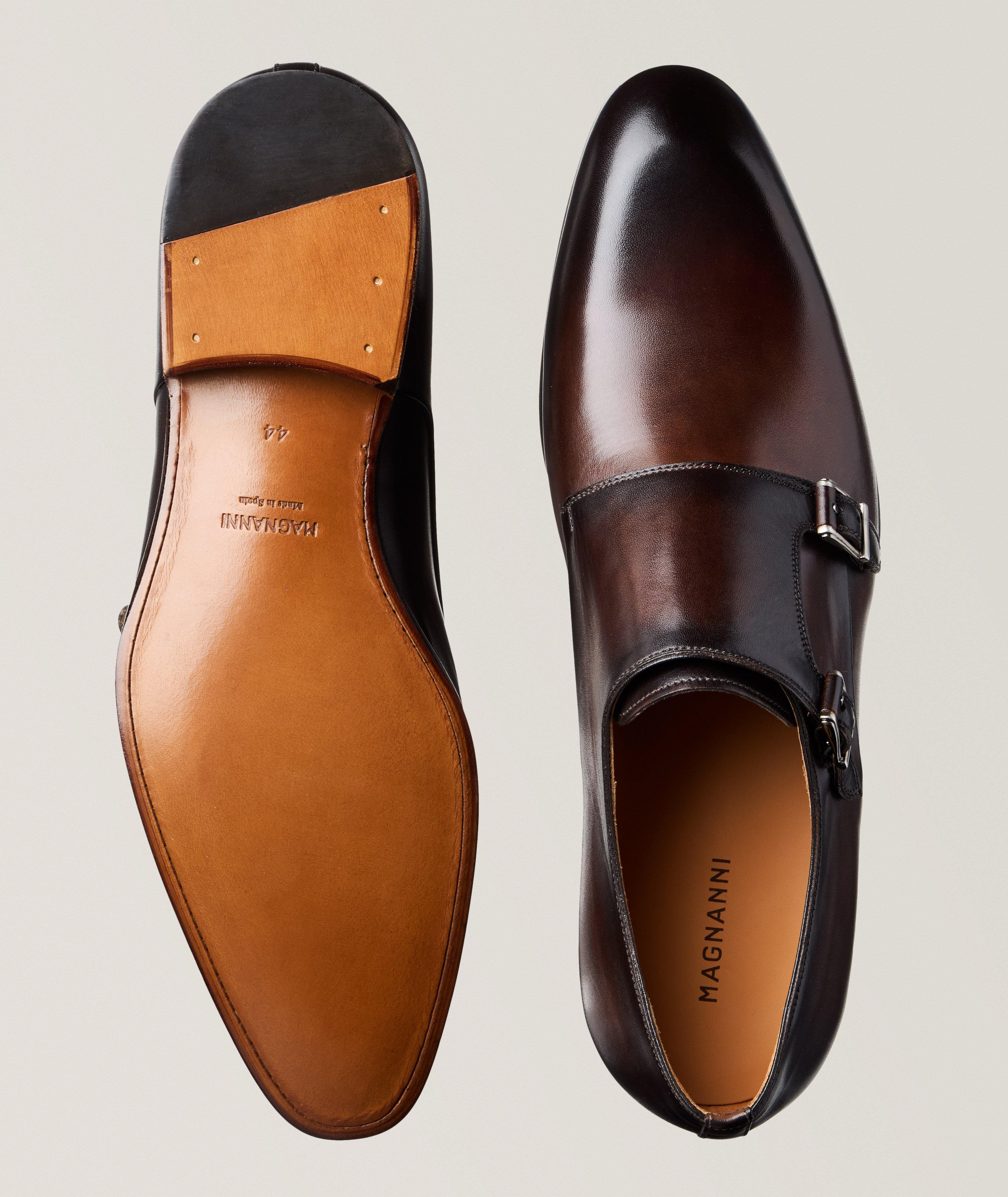 Eros Burnished Leather Double Monkstraps  image 2
