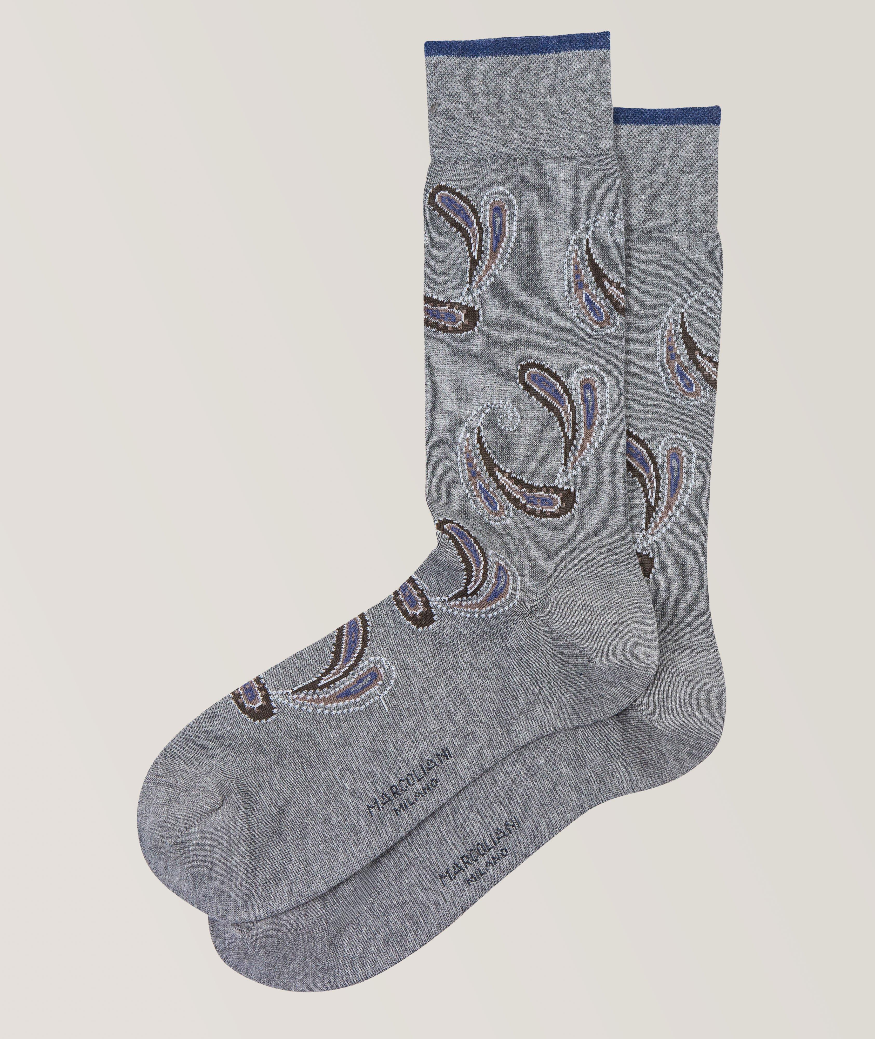 Chaussettes Agra en mélange de coton à motif paisley image 0