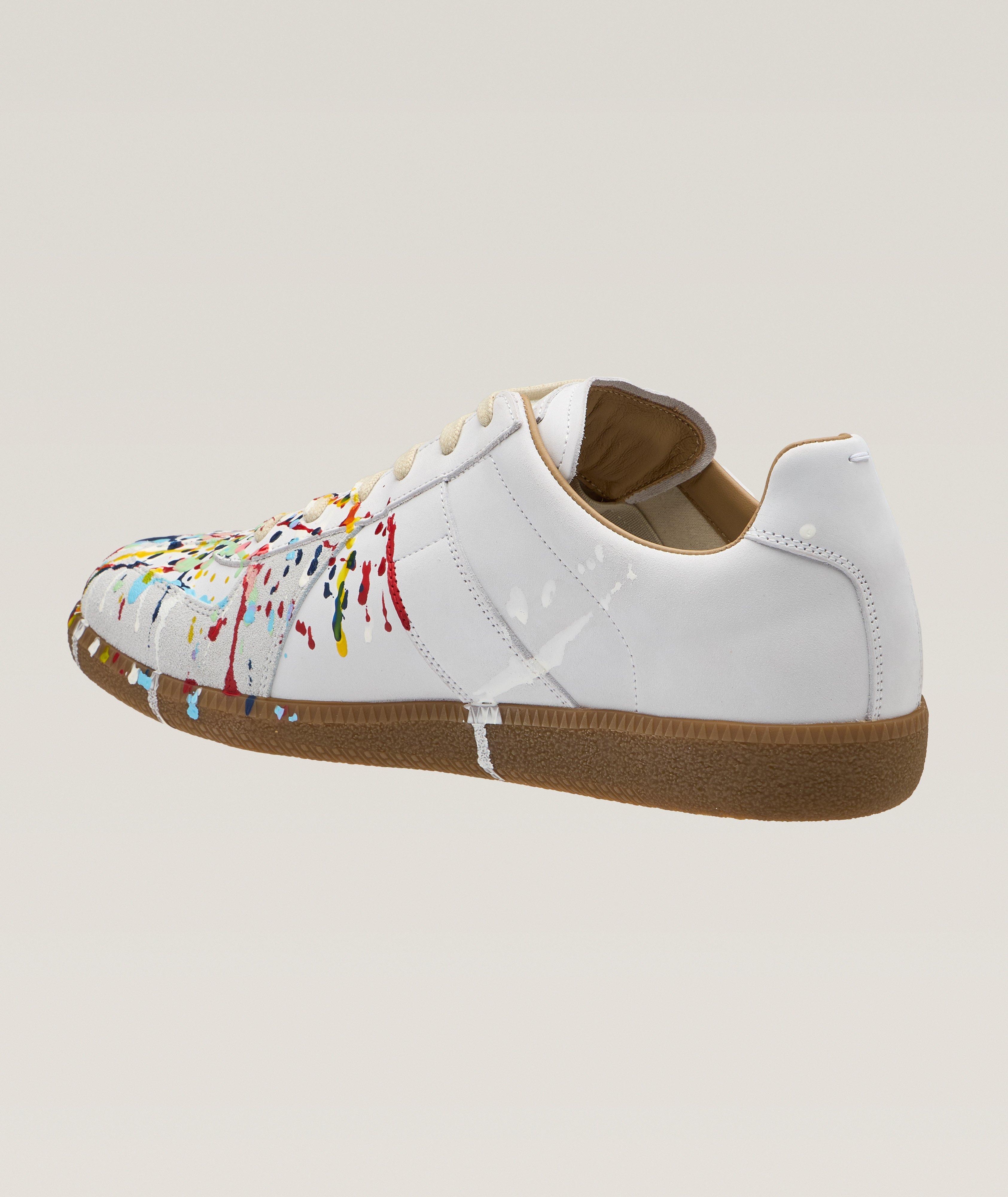 Paint Splatter Replica Sneakers image 1