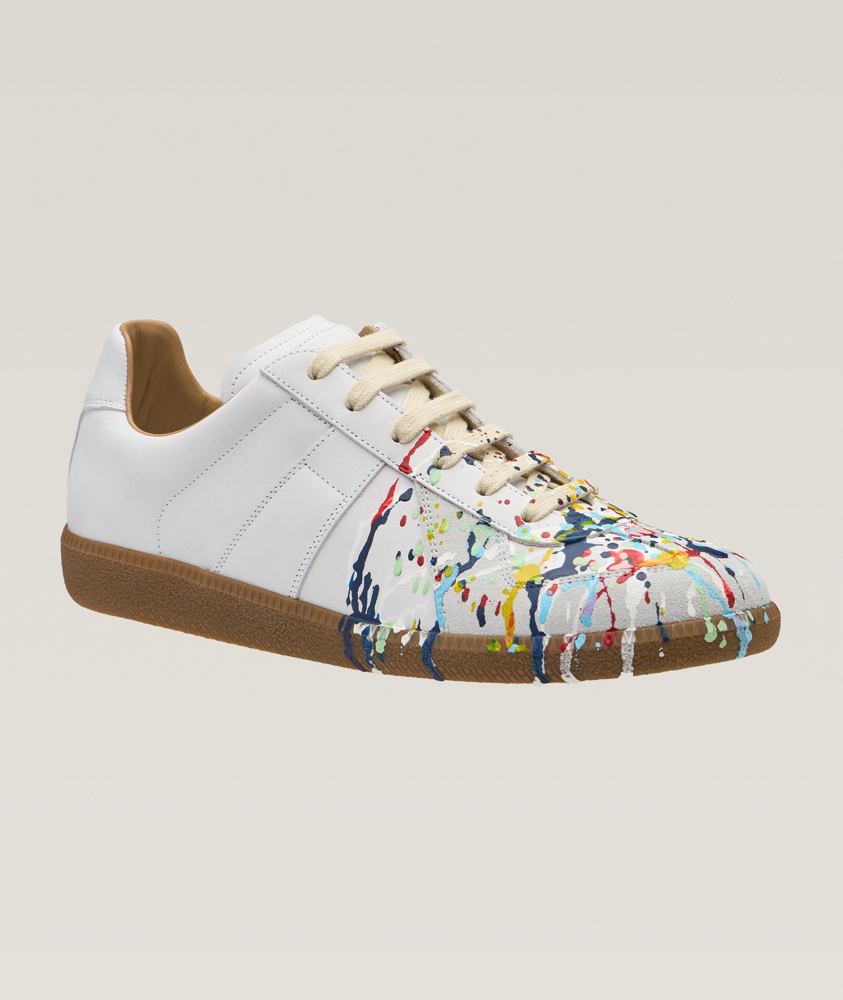 Paint Splatter Replica Sneakers image 0