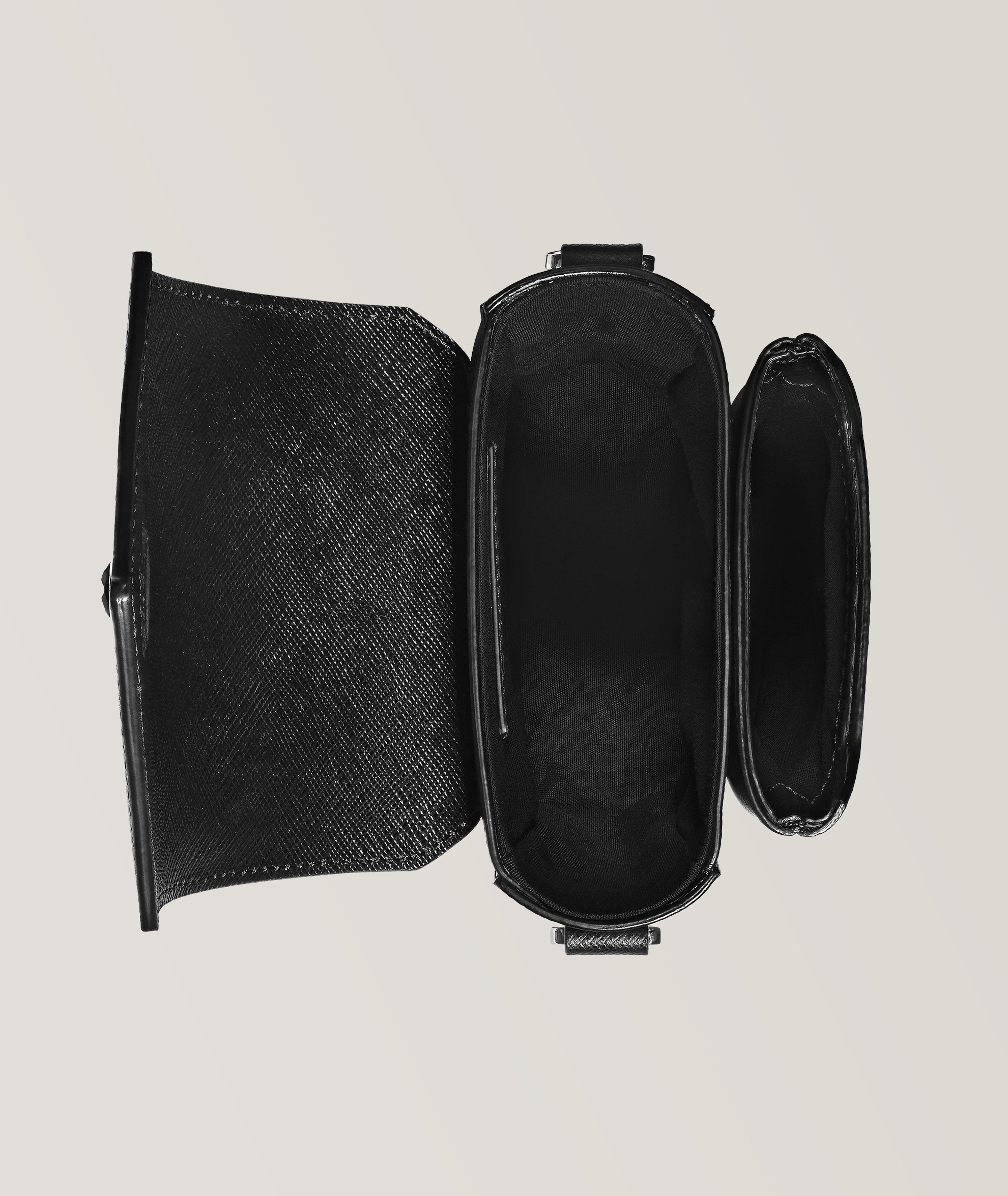Sac messager en cuir pleine fleur image 2