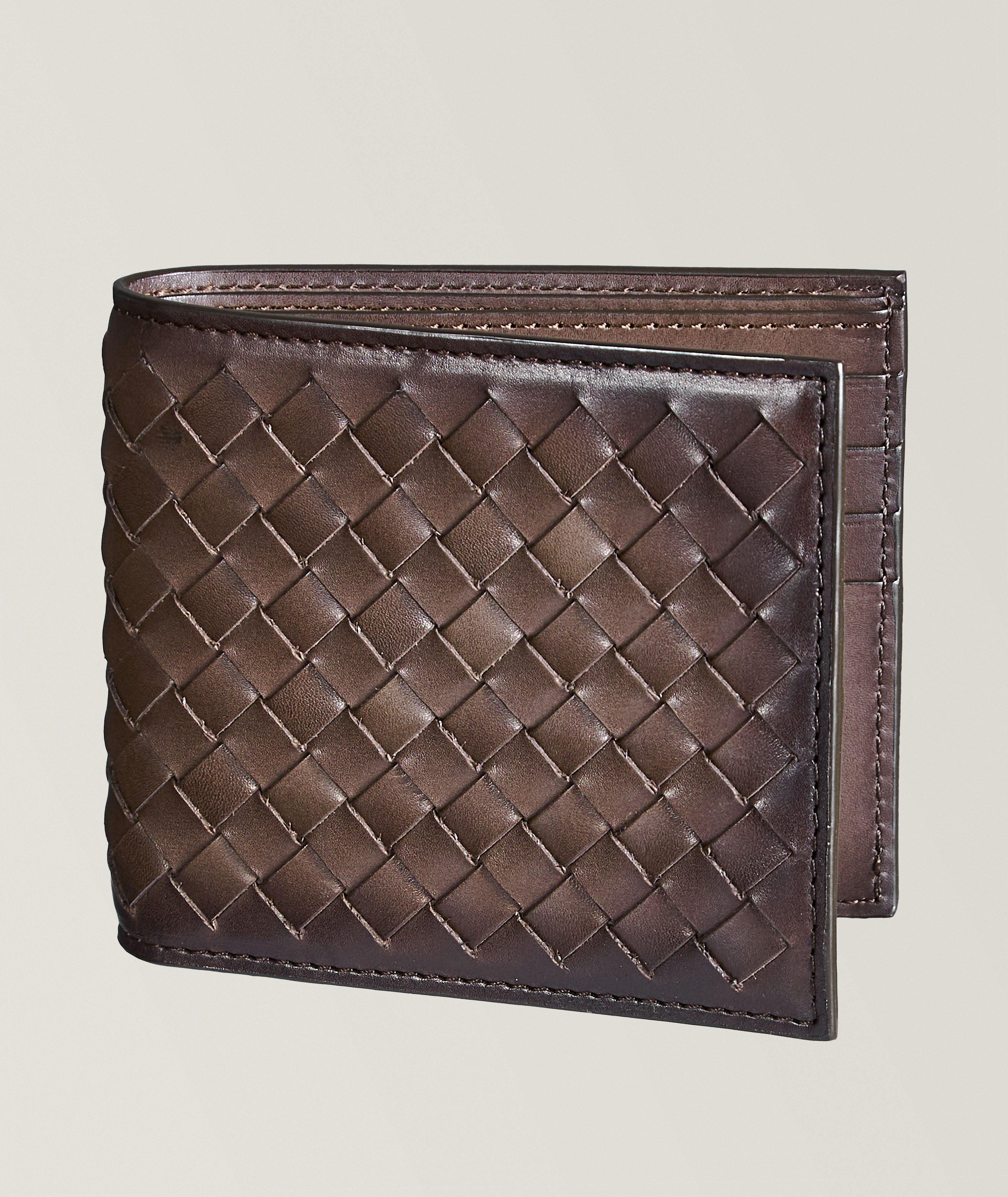 Woven Leather Bifold Wallet image 0