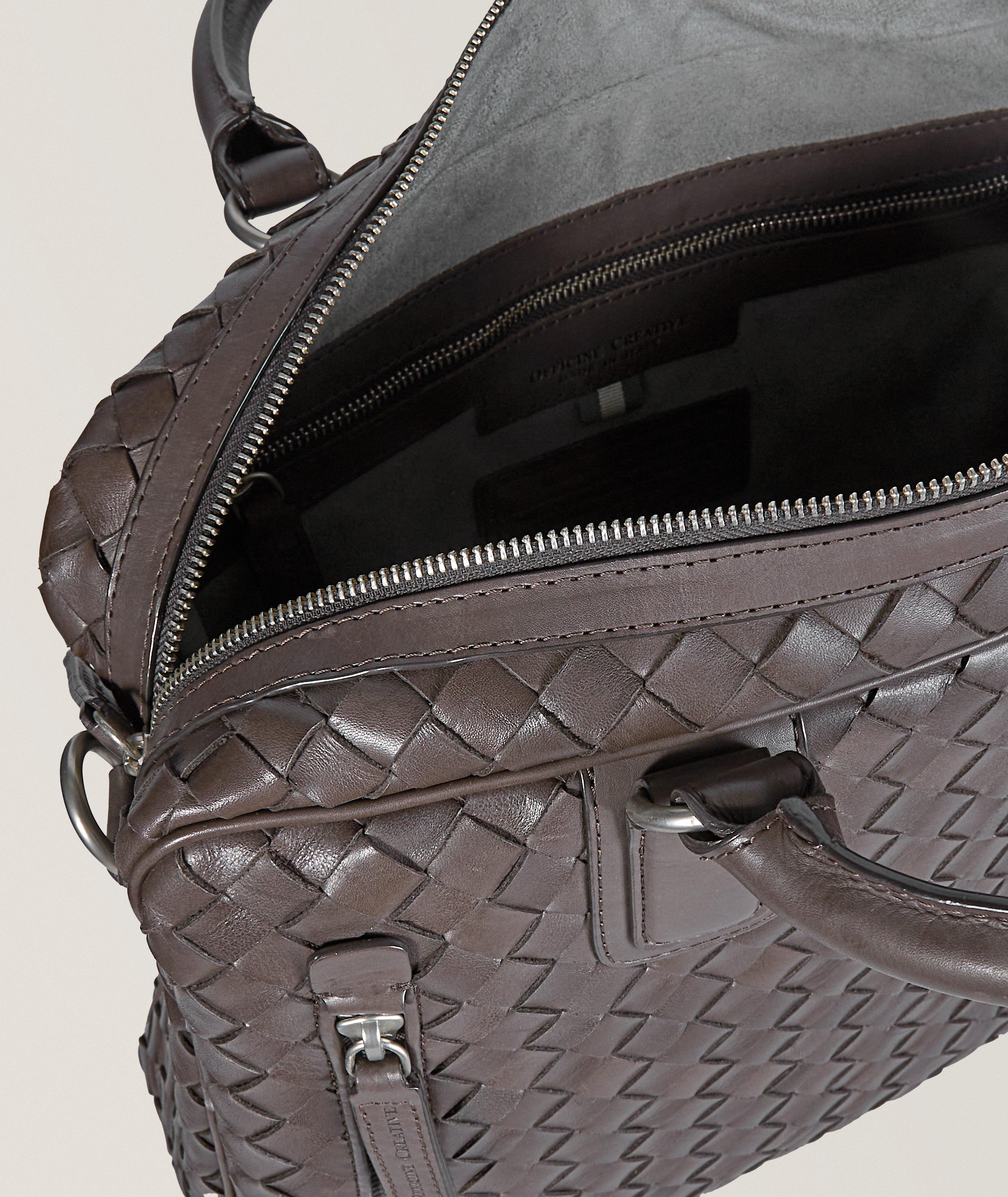 Woven Leather Briefcase image 3