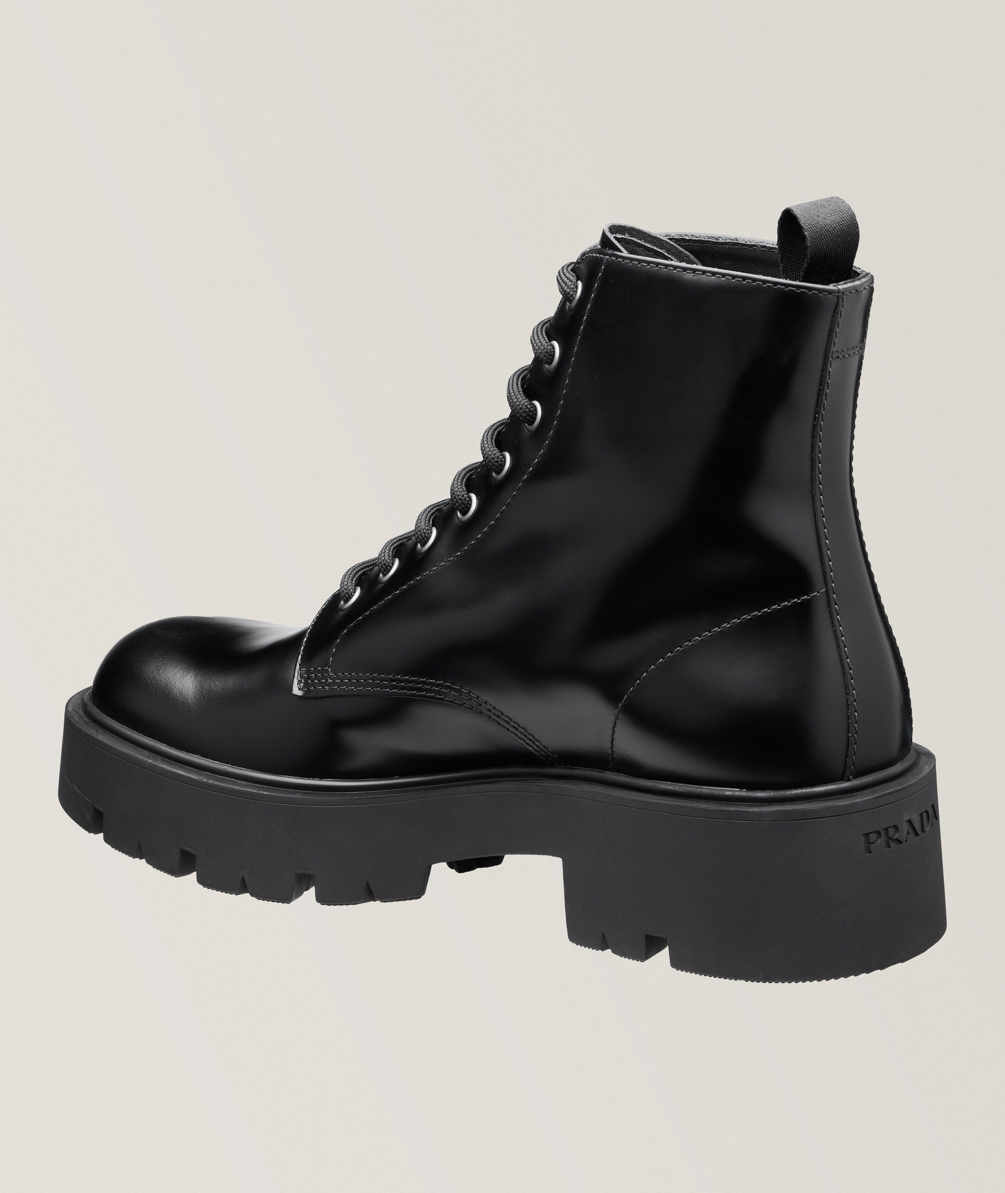 Monolith Polished Leather Lug Boots image 1