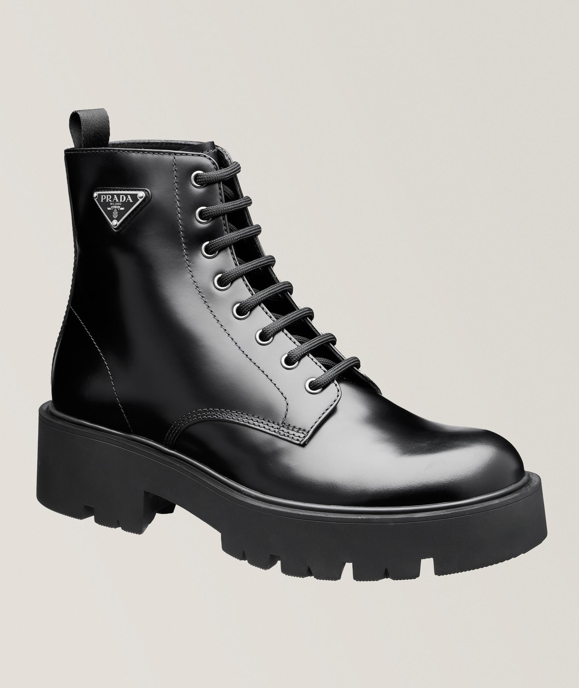 Monolith Polished Leather Lug Boots image 0