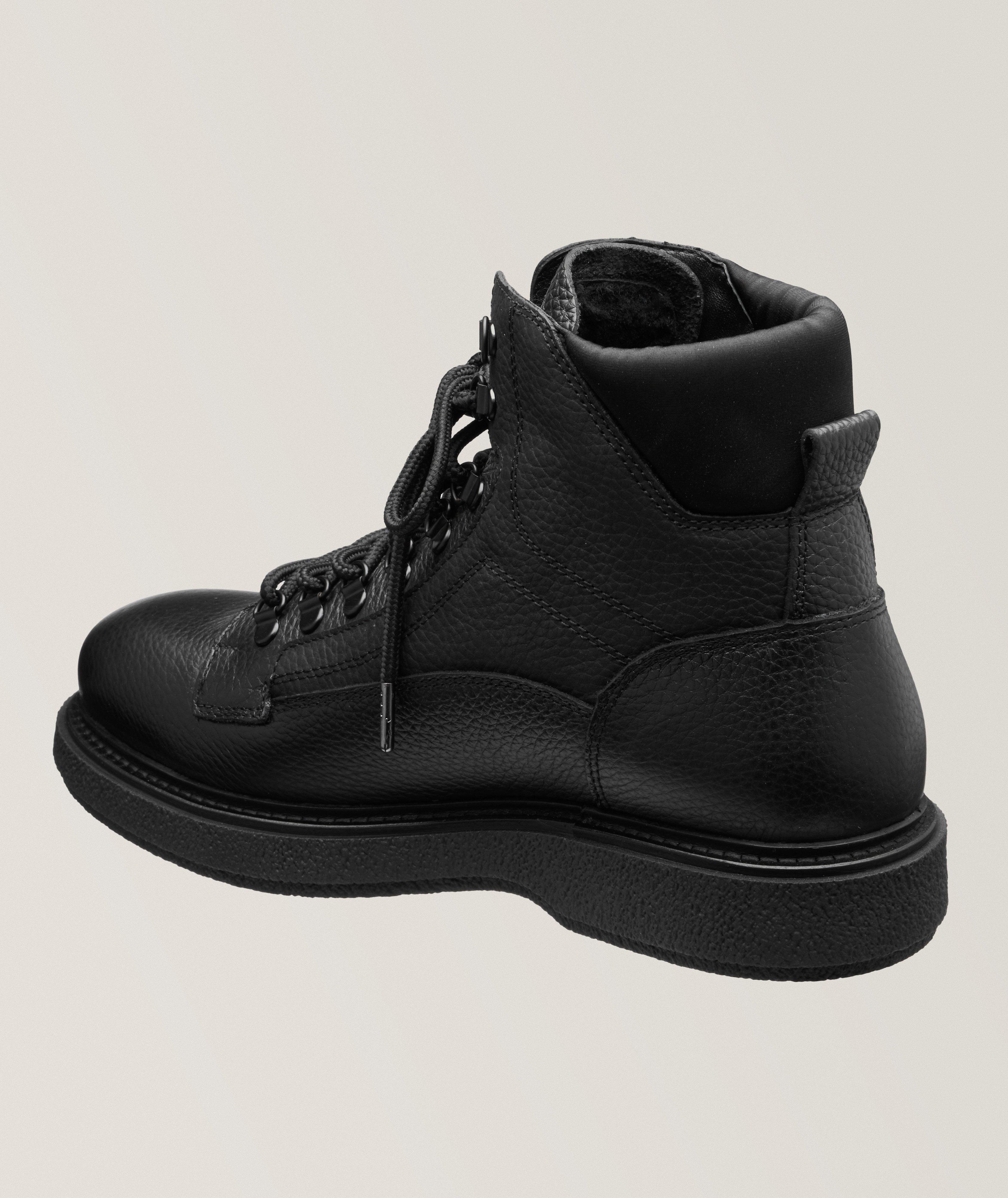 William Waterproof Leather-Shearling Boots image 1