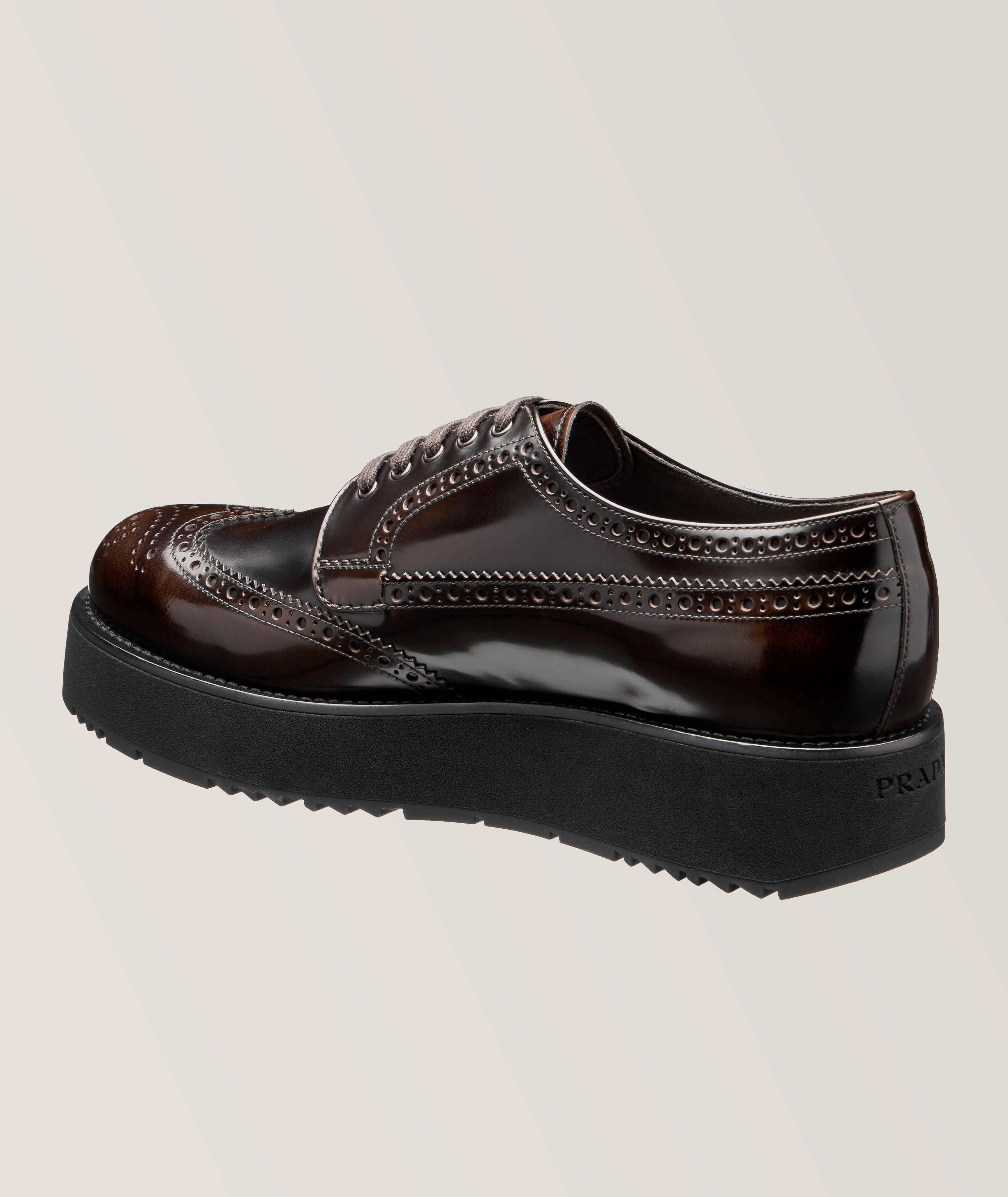 Brushed Leather Derby Brogues image 1