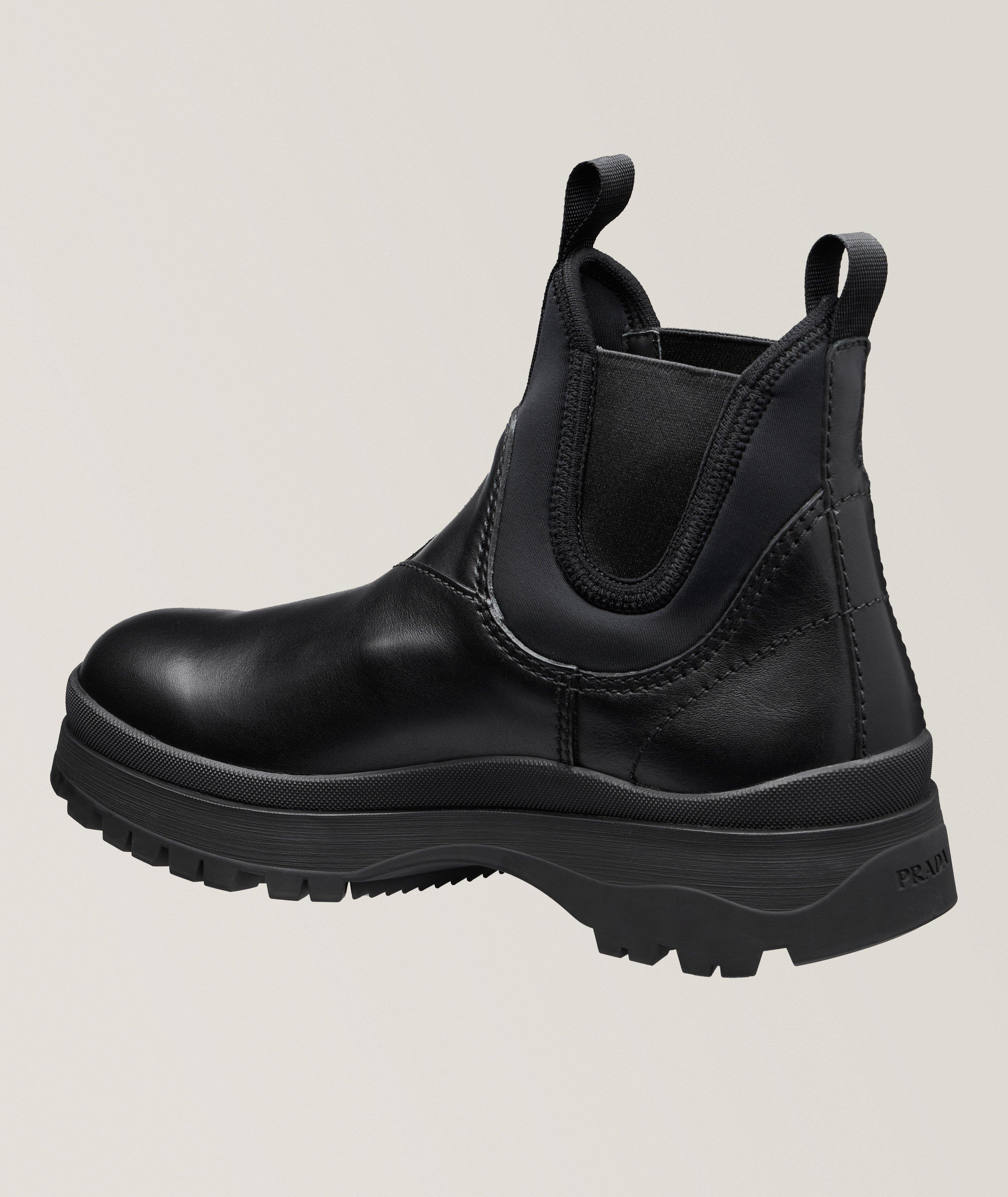 Prada saffiano boots online