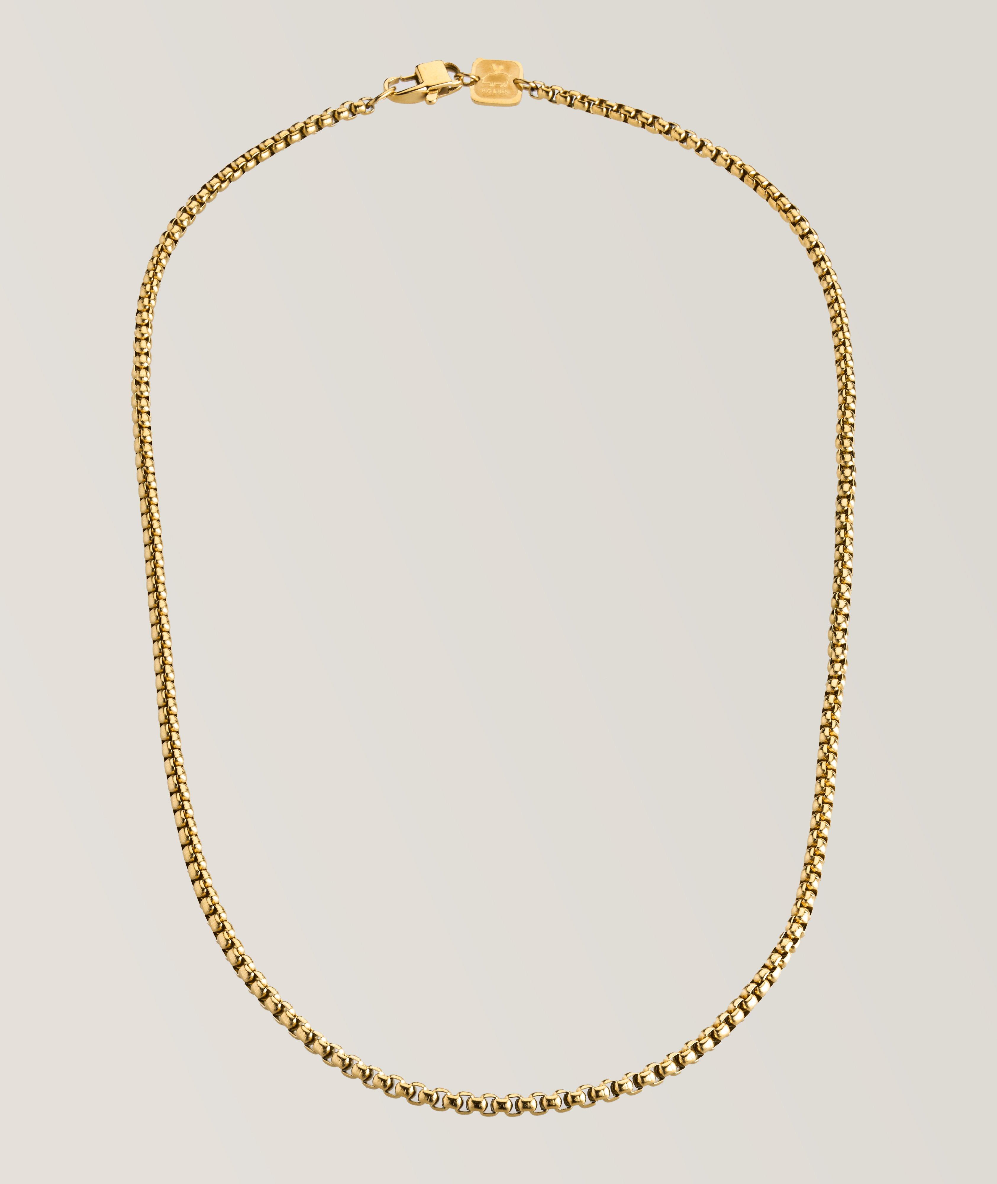 Collier à chaine à maillons carrés image 0