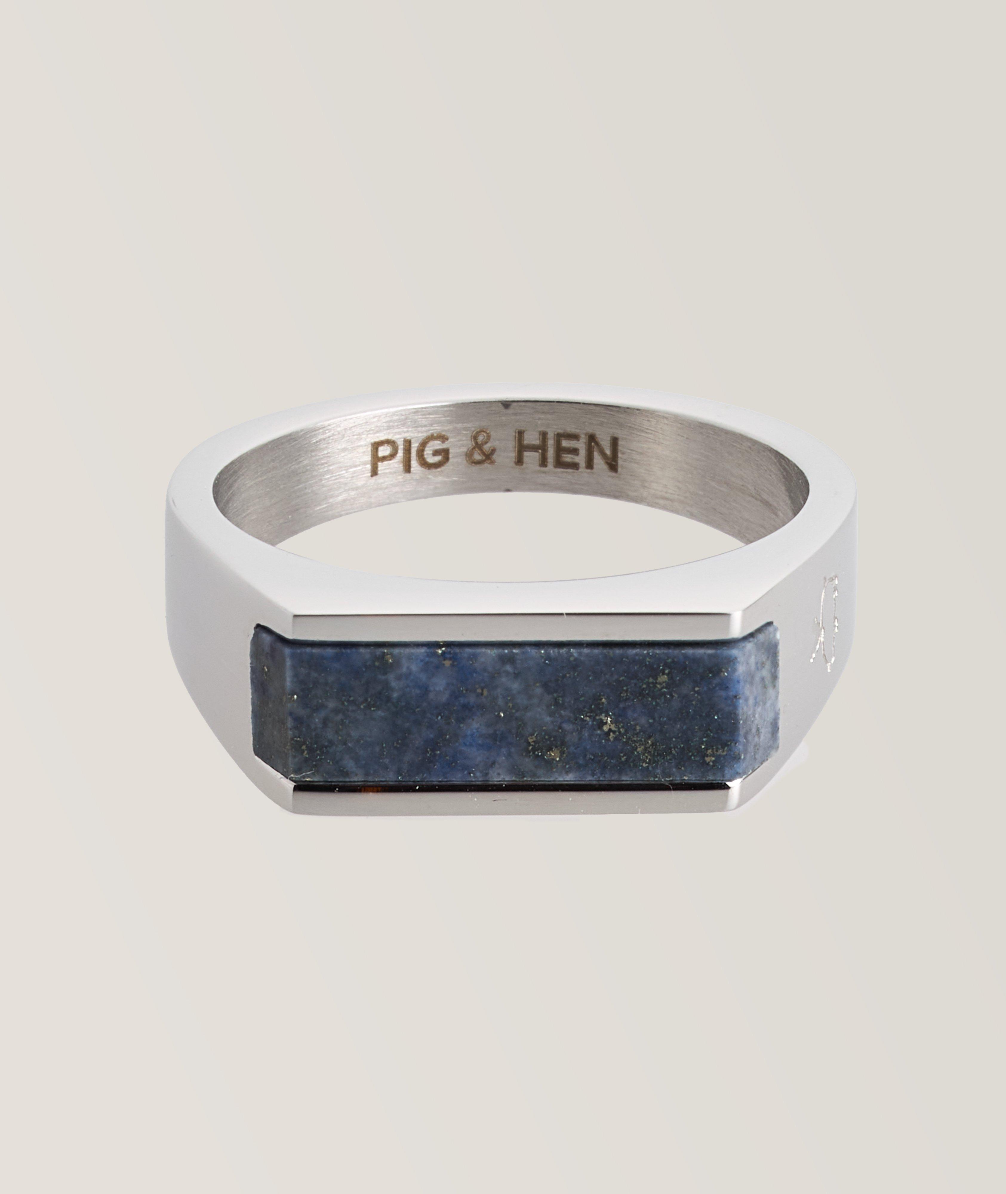 Lapis lazuli Signet Ring