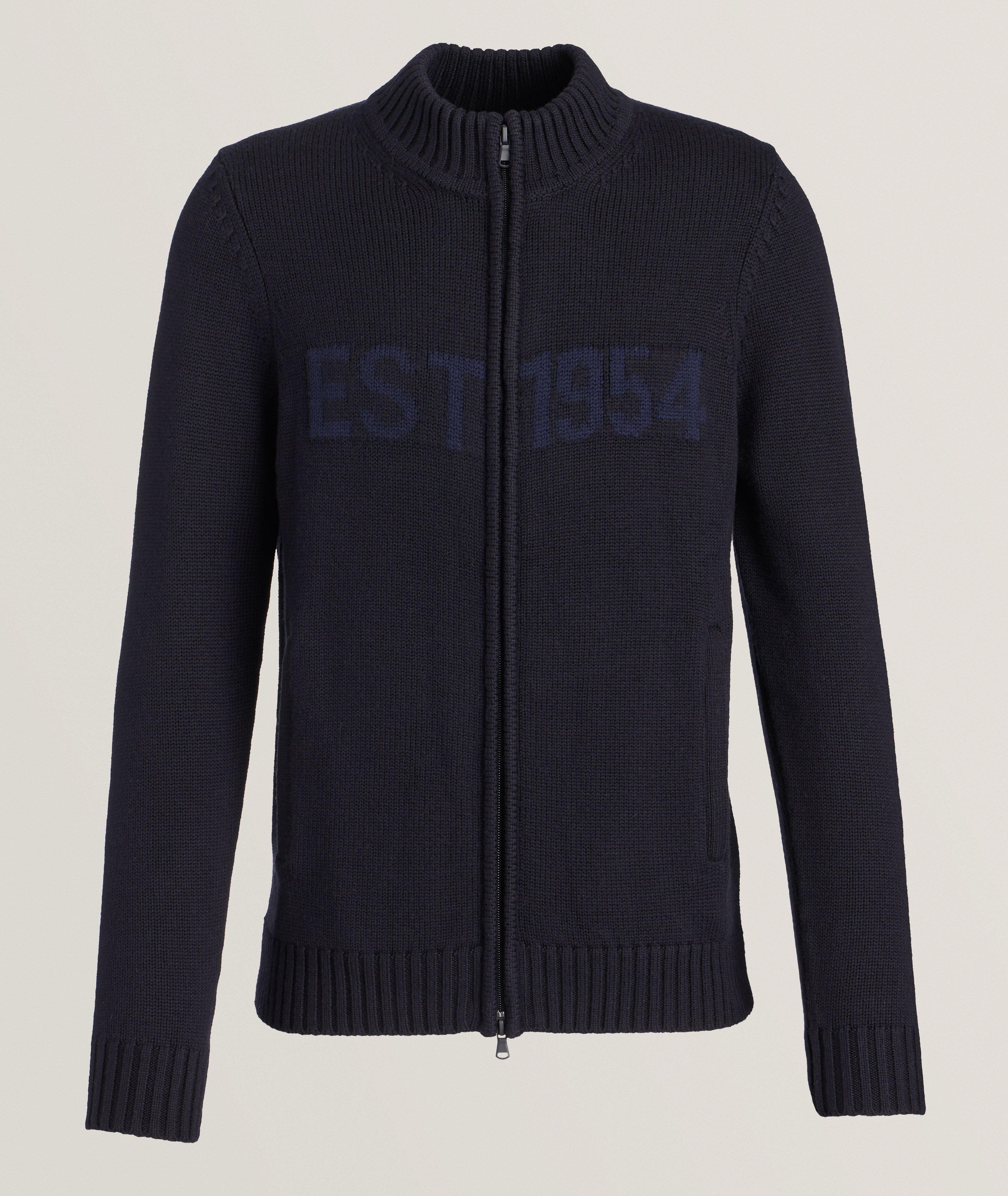Wool Zip-Up Sweater