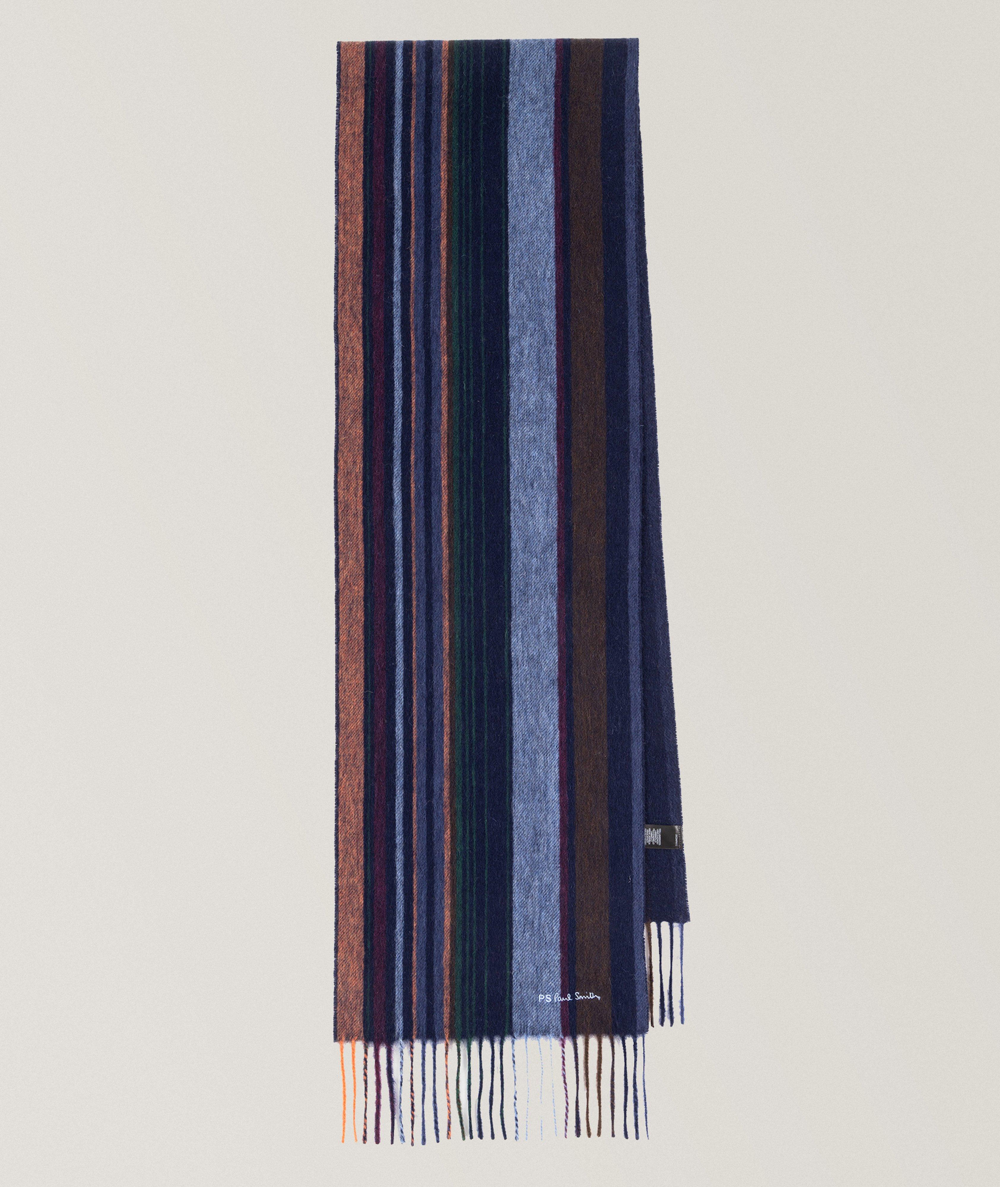 Trent Striped Lambswool Scarf  image 0