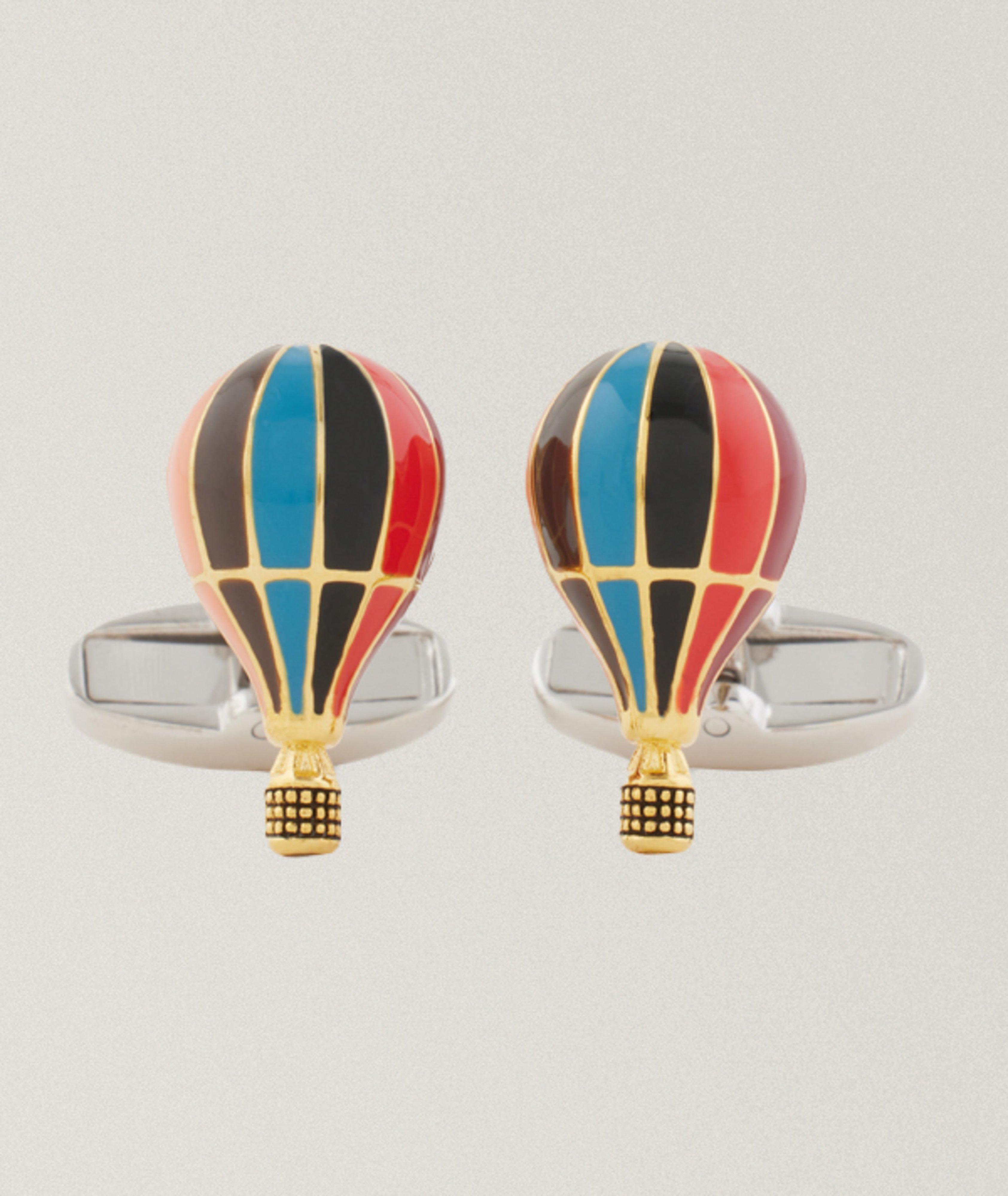 Signature Stripe Hot Air Balloon Cufflinks image 0