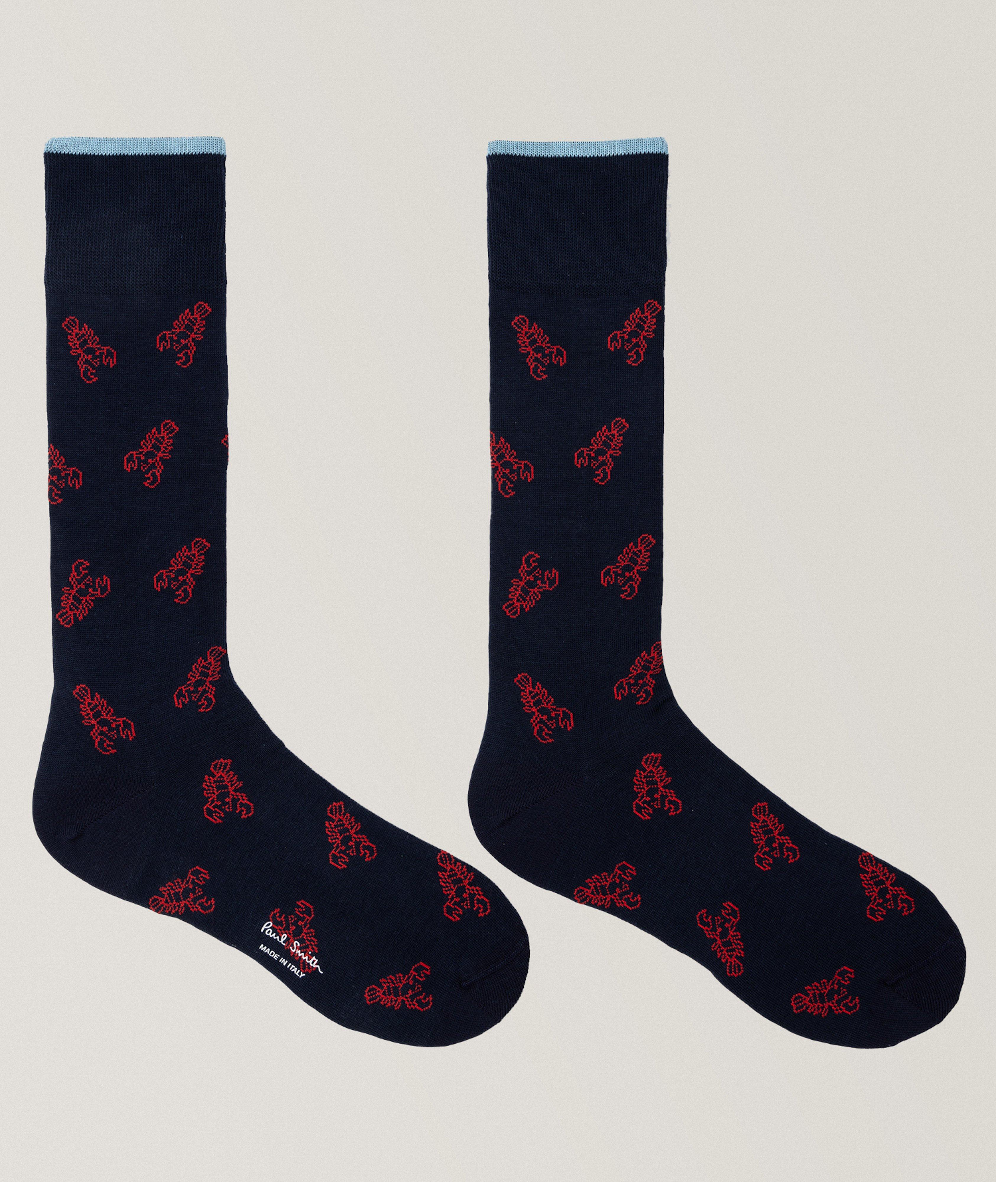 Chaussettes en mélange de coton à motif de homards image 1