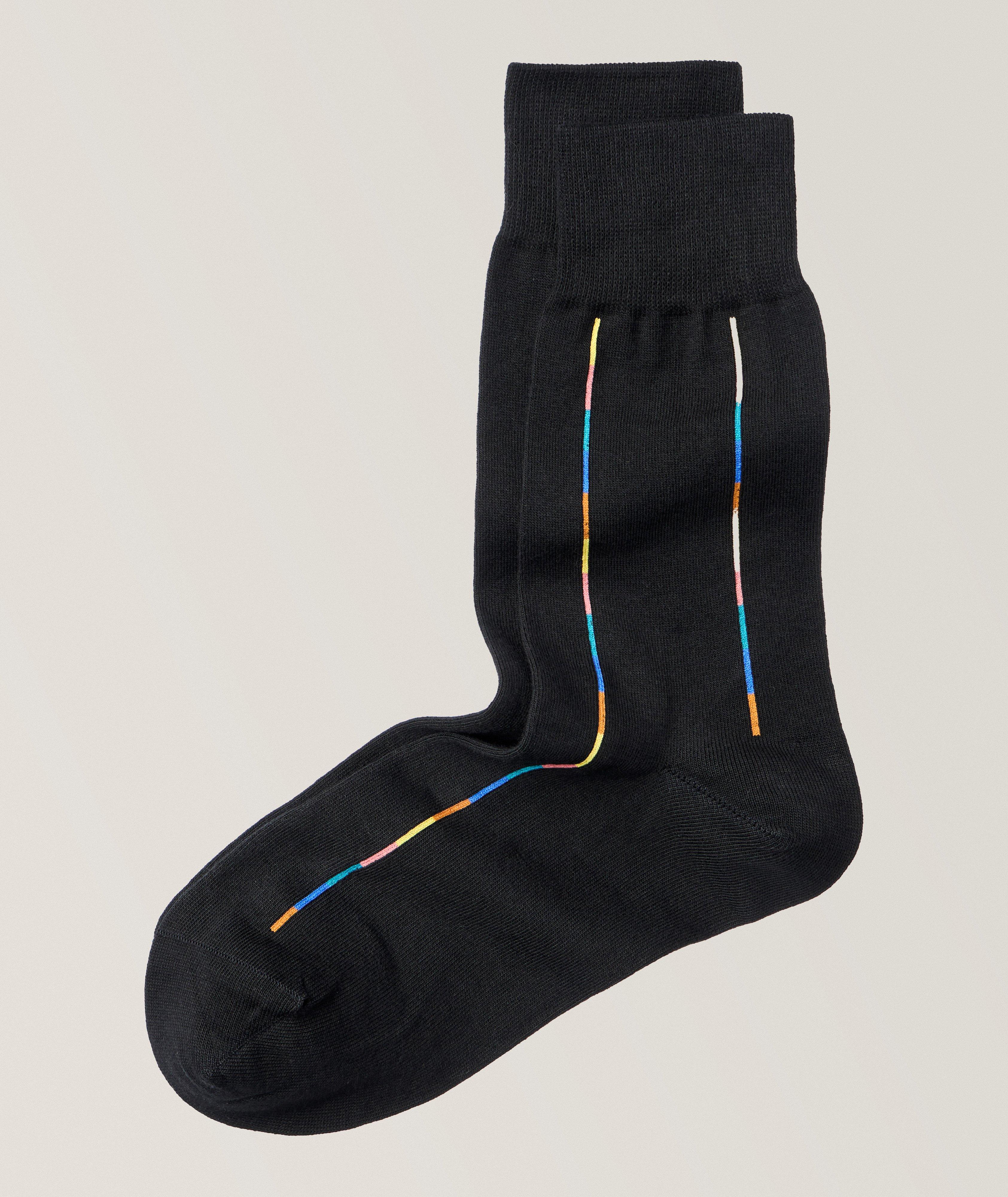 Gareth Stretch Cotton-Blend Dress Socks image 0