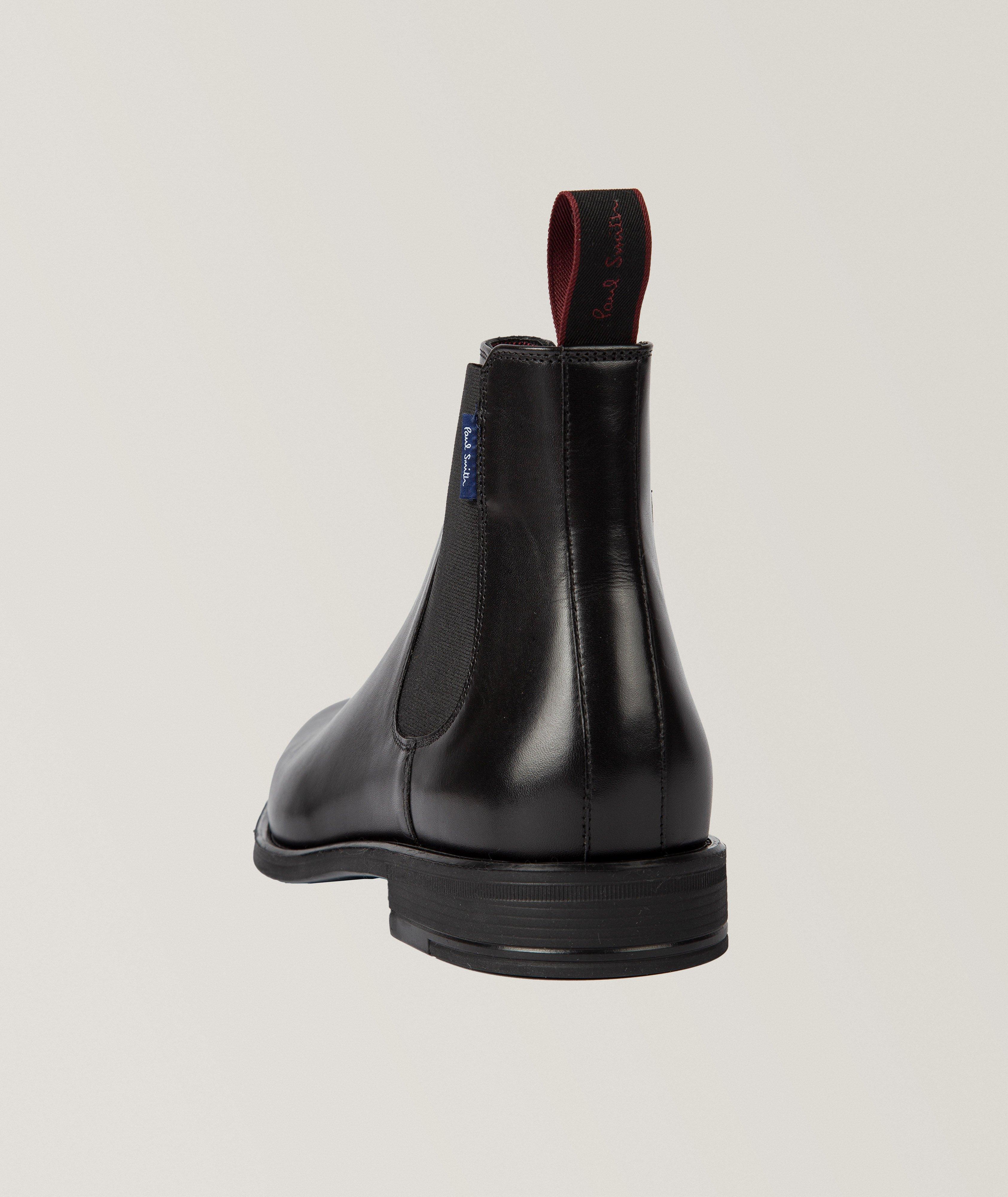 Cedric Polished Leather Dress Boots image 1