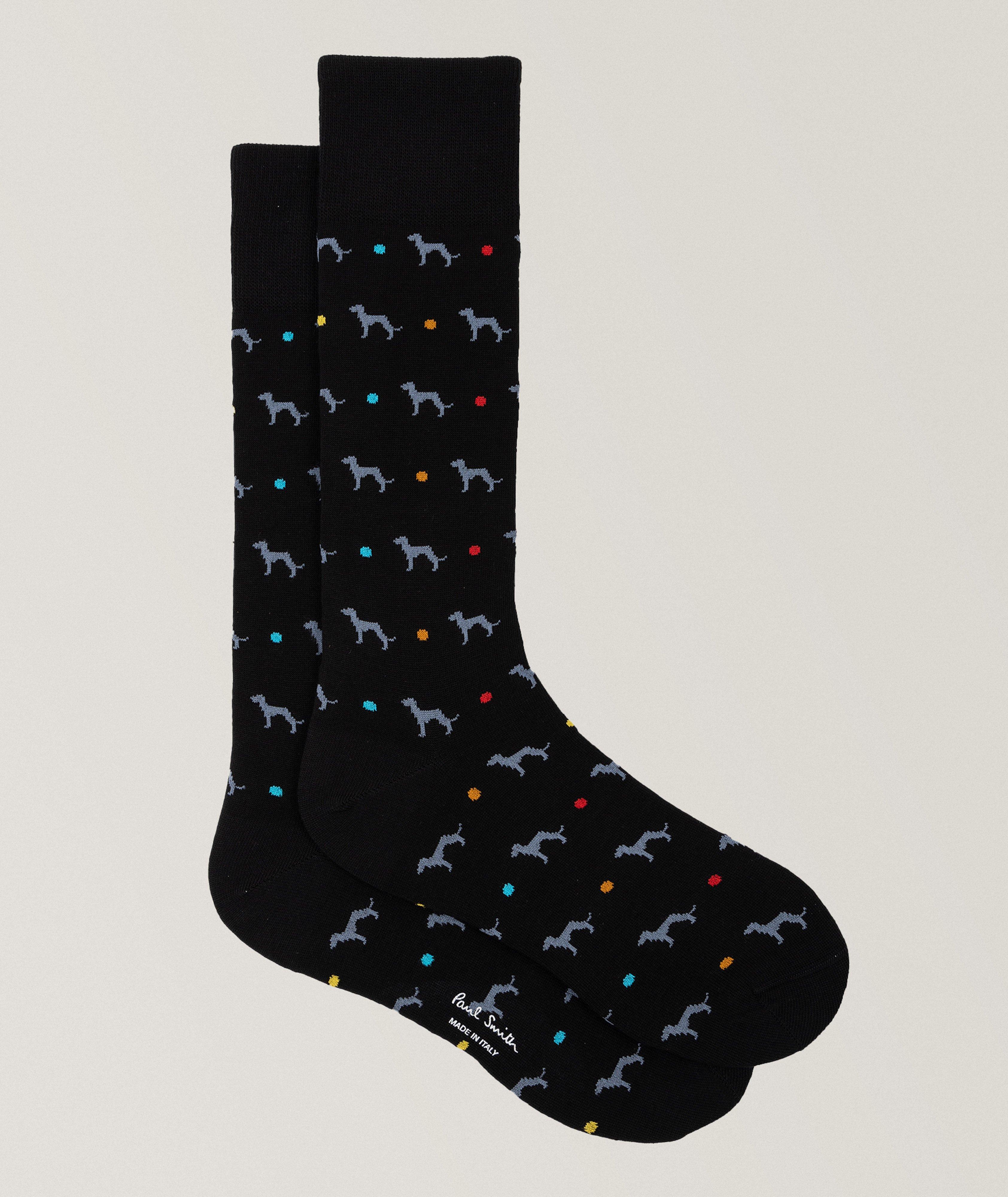 Hank Stretch-Cotton Dress Socks