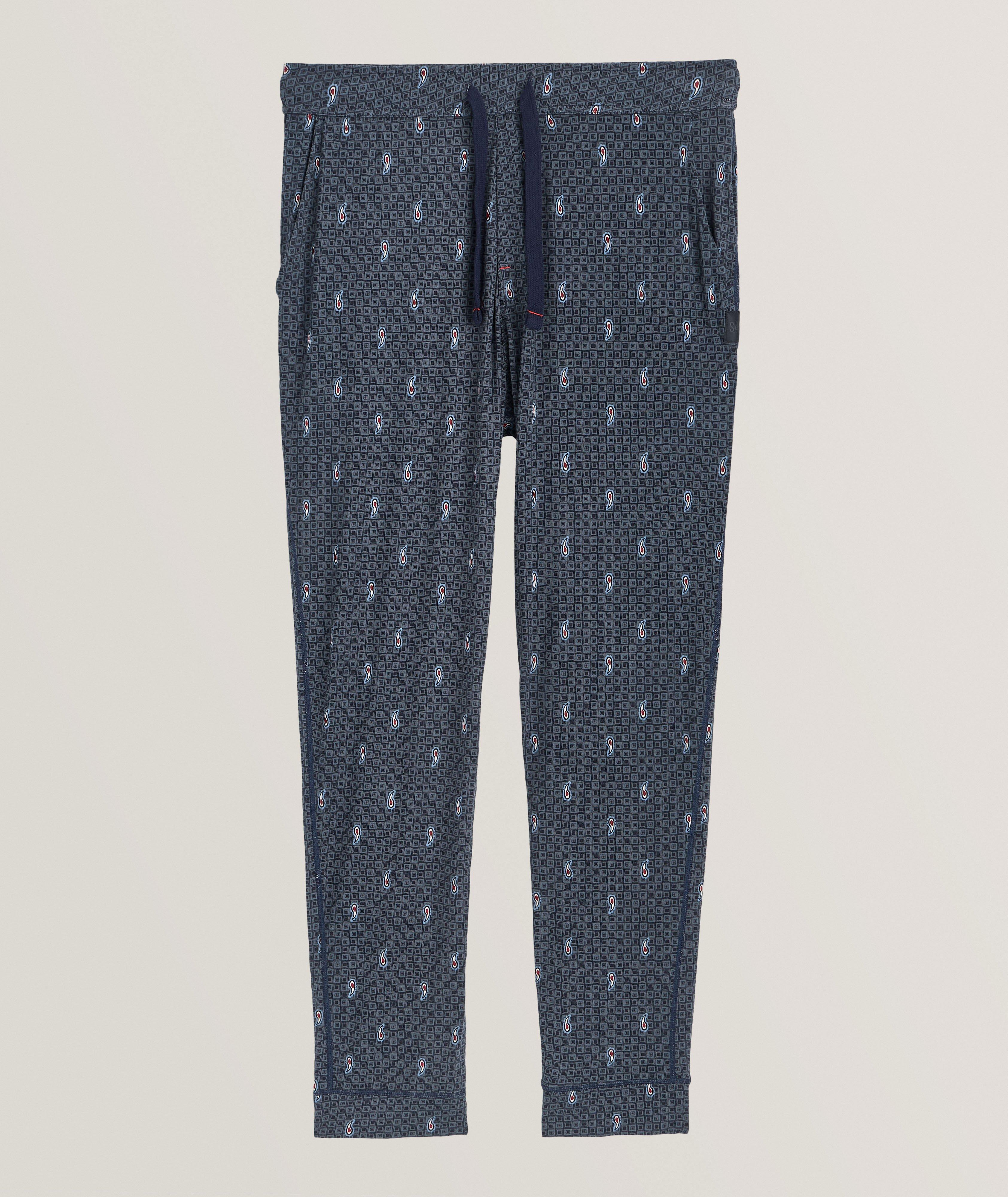 Pantalon Snooze en modal extensible à motif paisley image 0