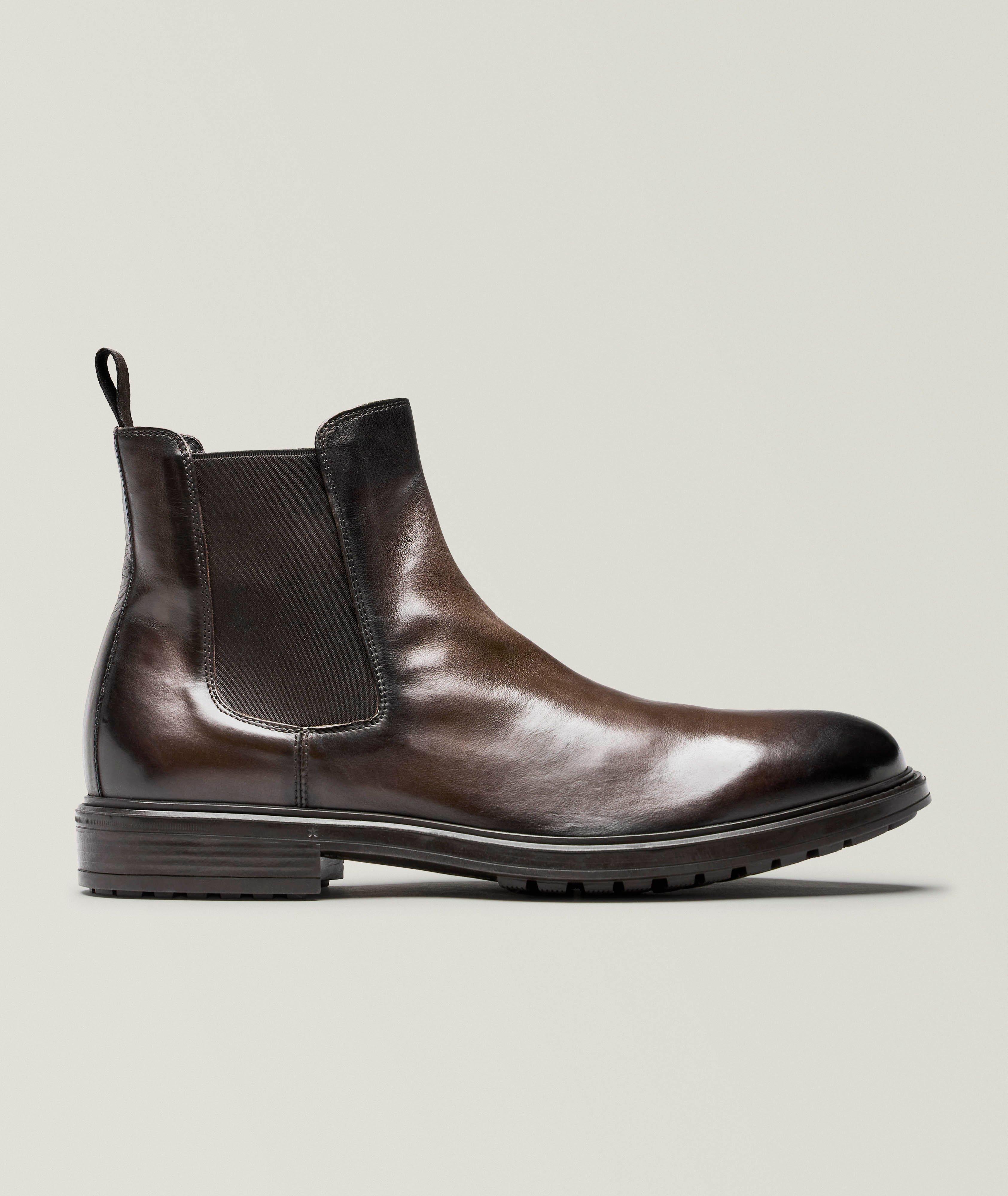 To Boot New York Botte de style Chelsea en cuir