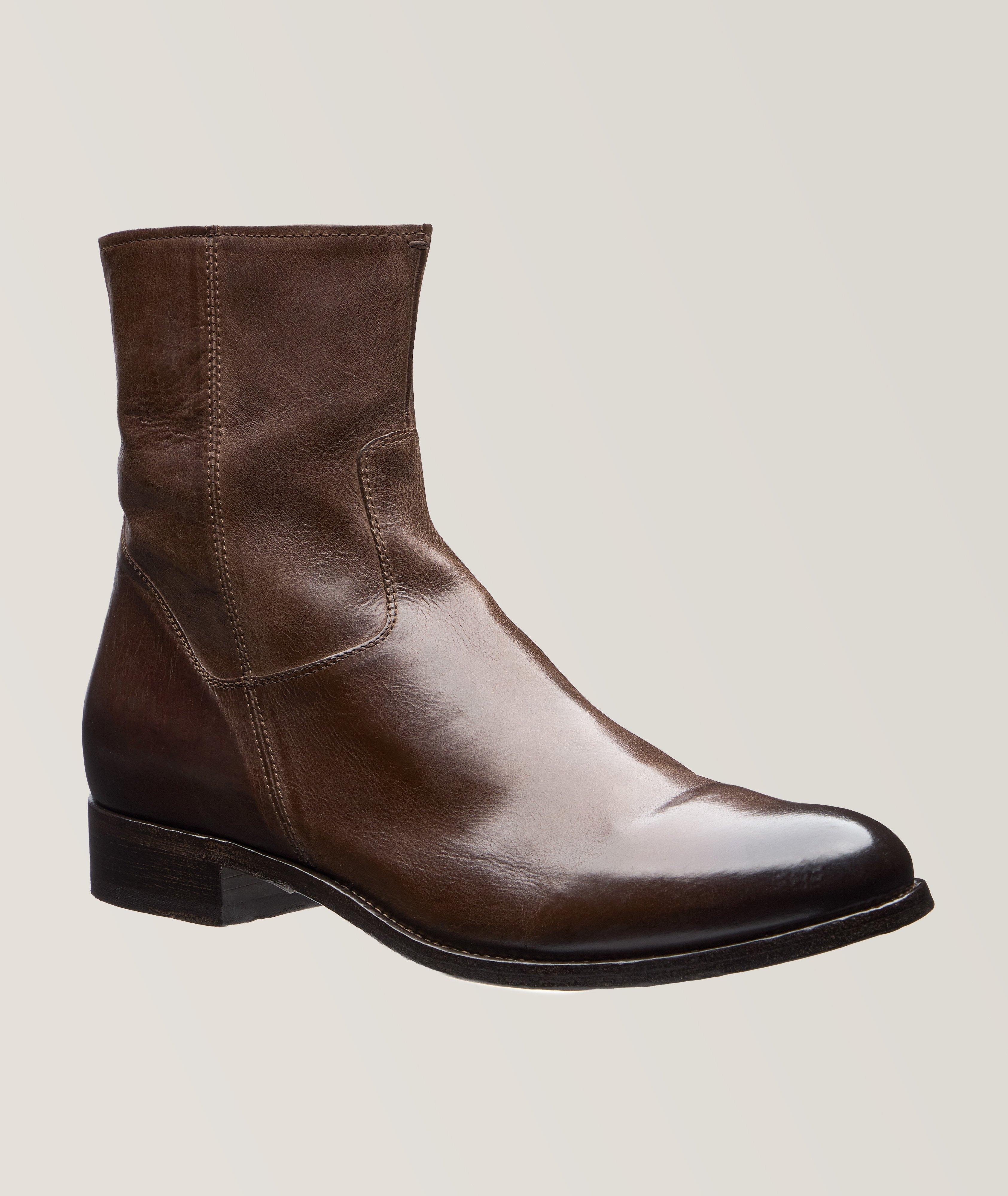 Botte de style western en cuir image 0