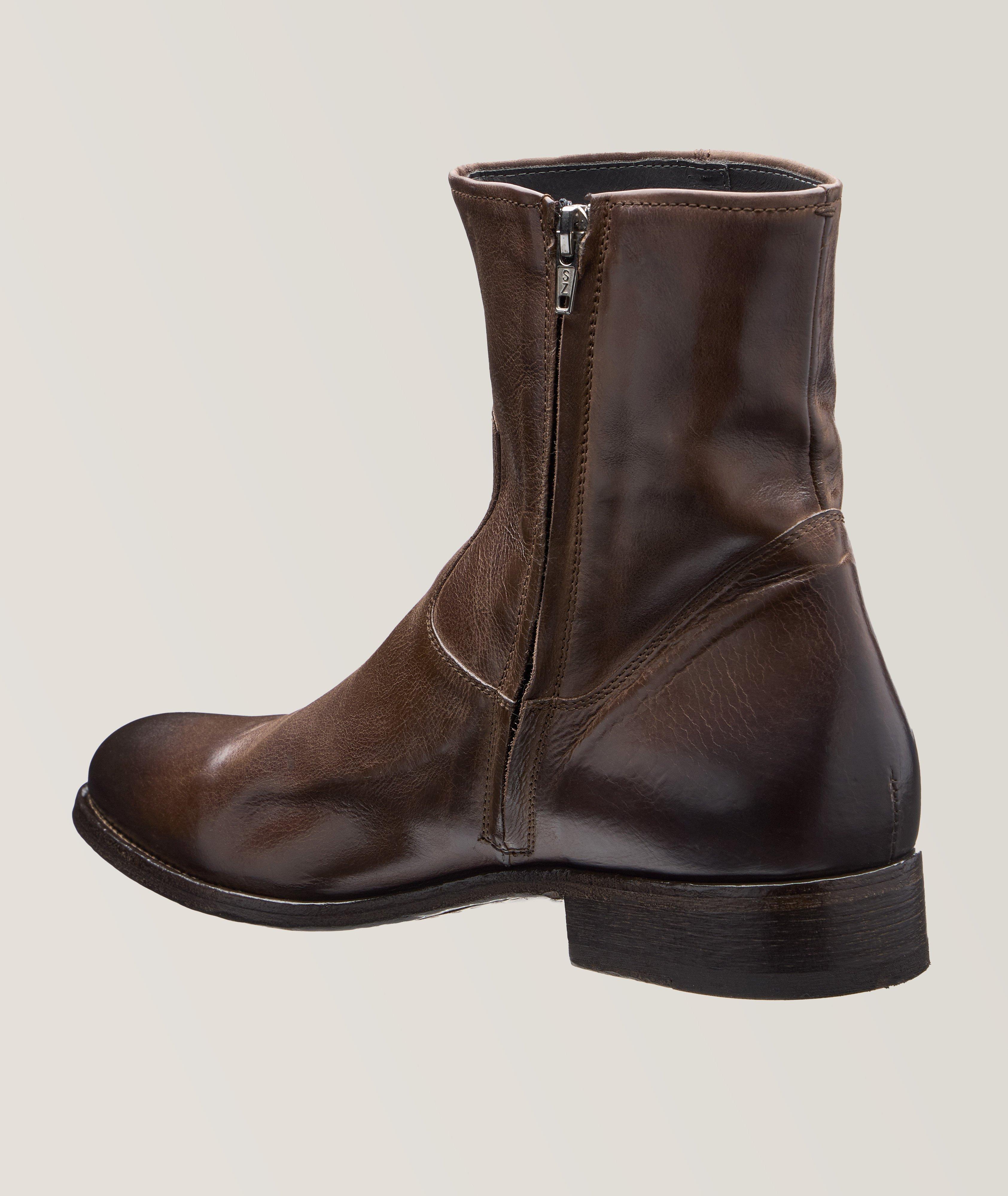 Leather western boots online