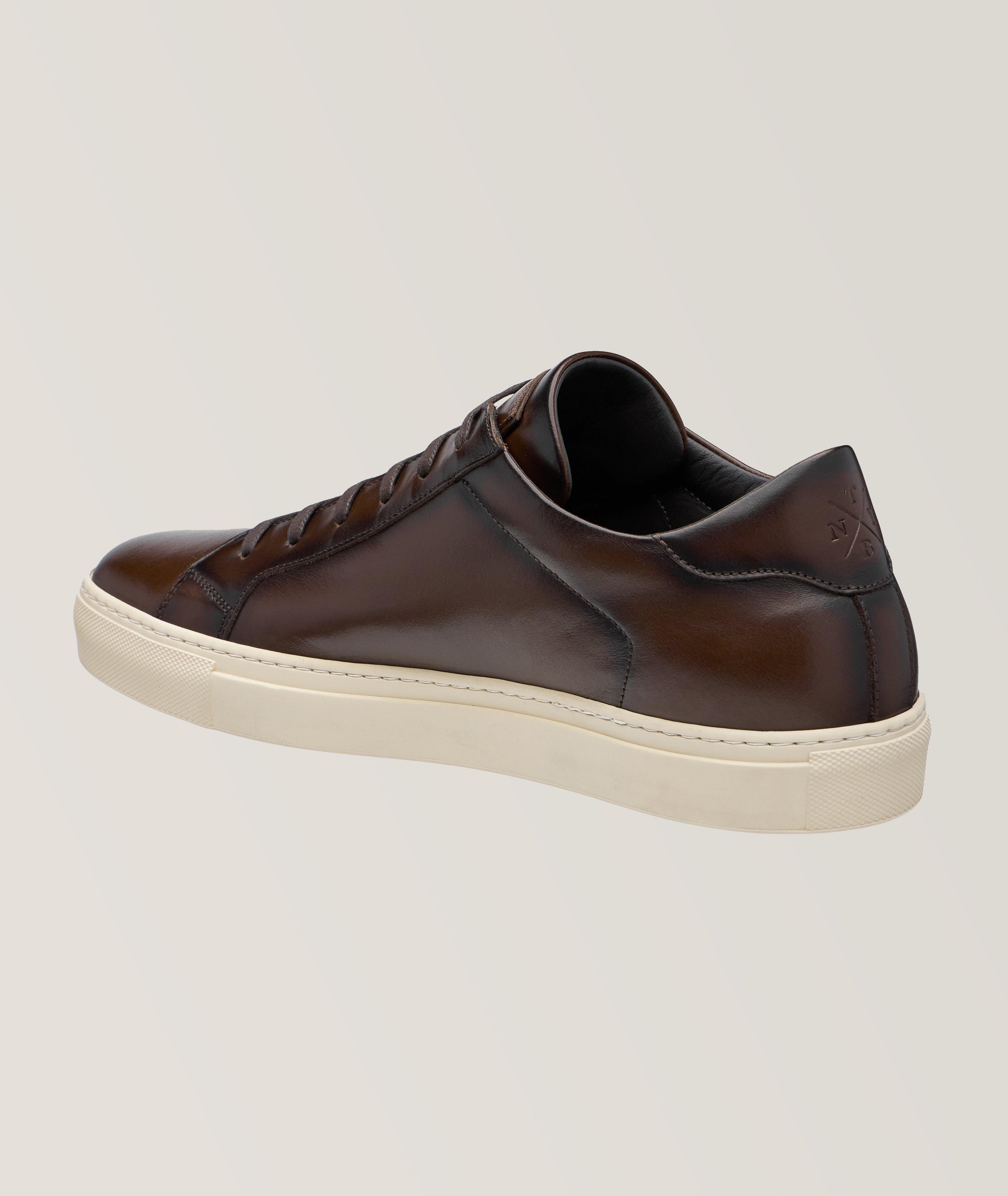 Pescara Burnished Leather Sneakers  image 1