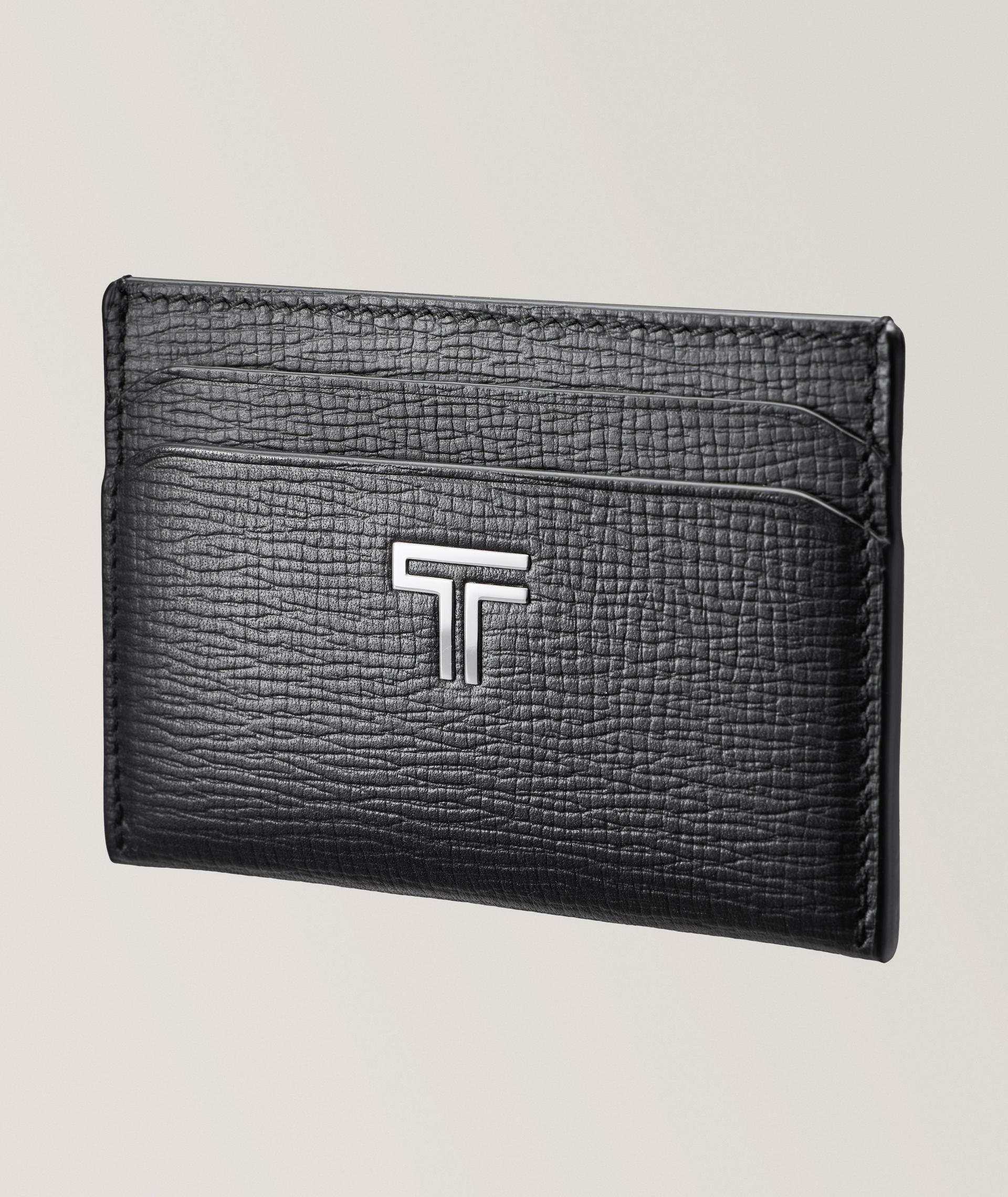 Turin Slim Pebbled Leather Cardholder image 0