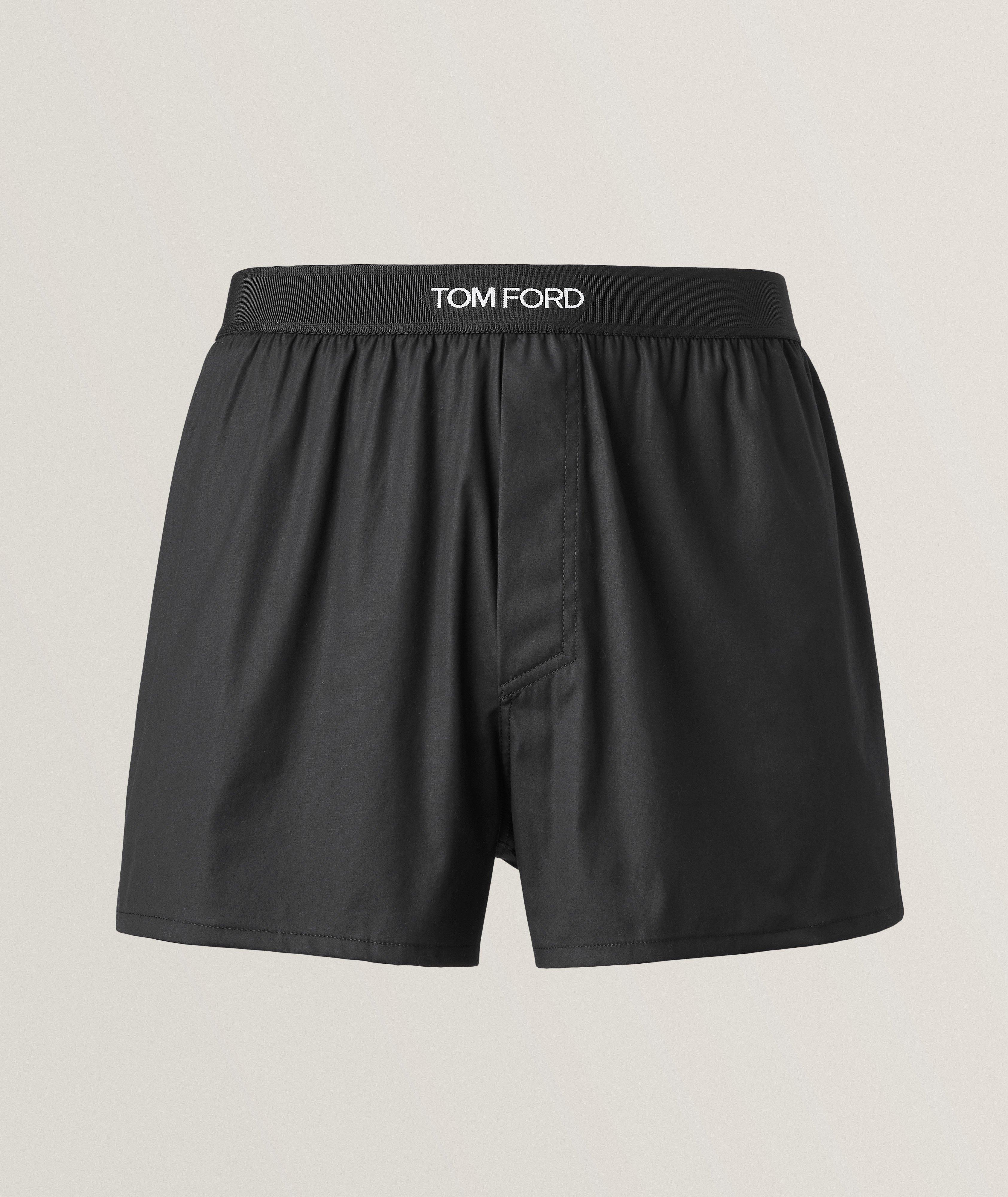 Stretch-Poplin Cotton Boxers