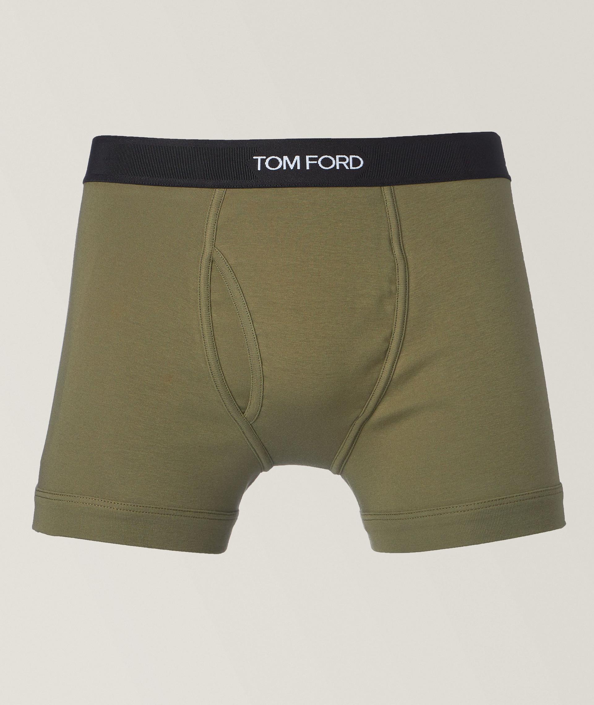 Stretch-Cotton Jersey Boxer Brief image 0