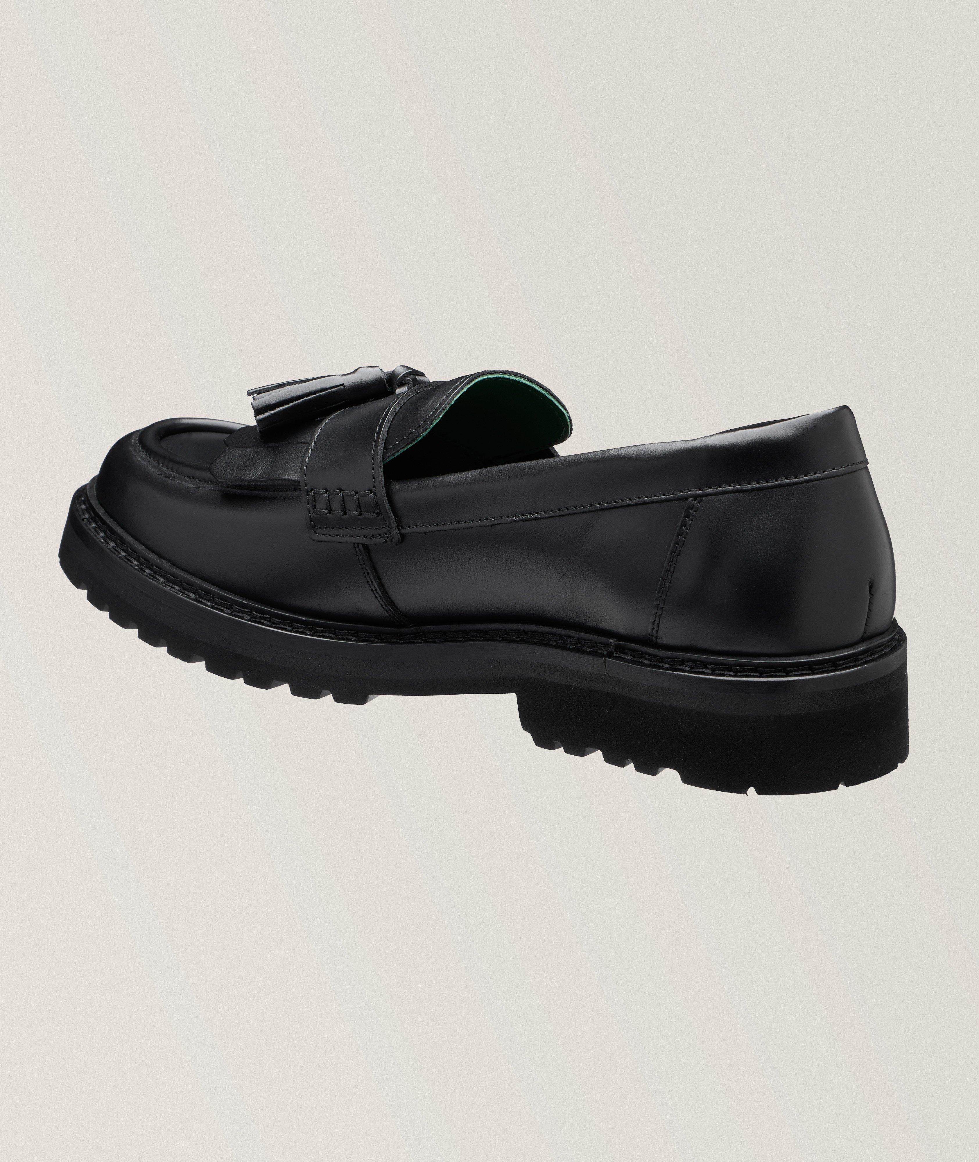 Tassel Lug Leather Loafers image 1