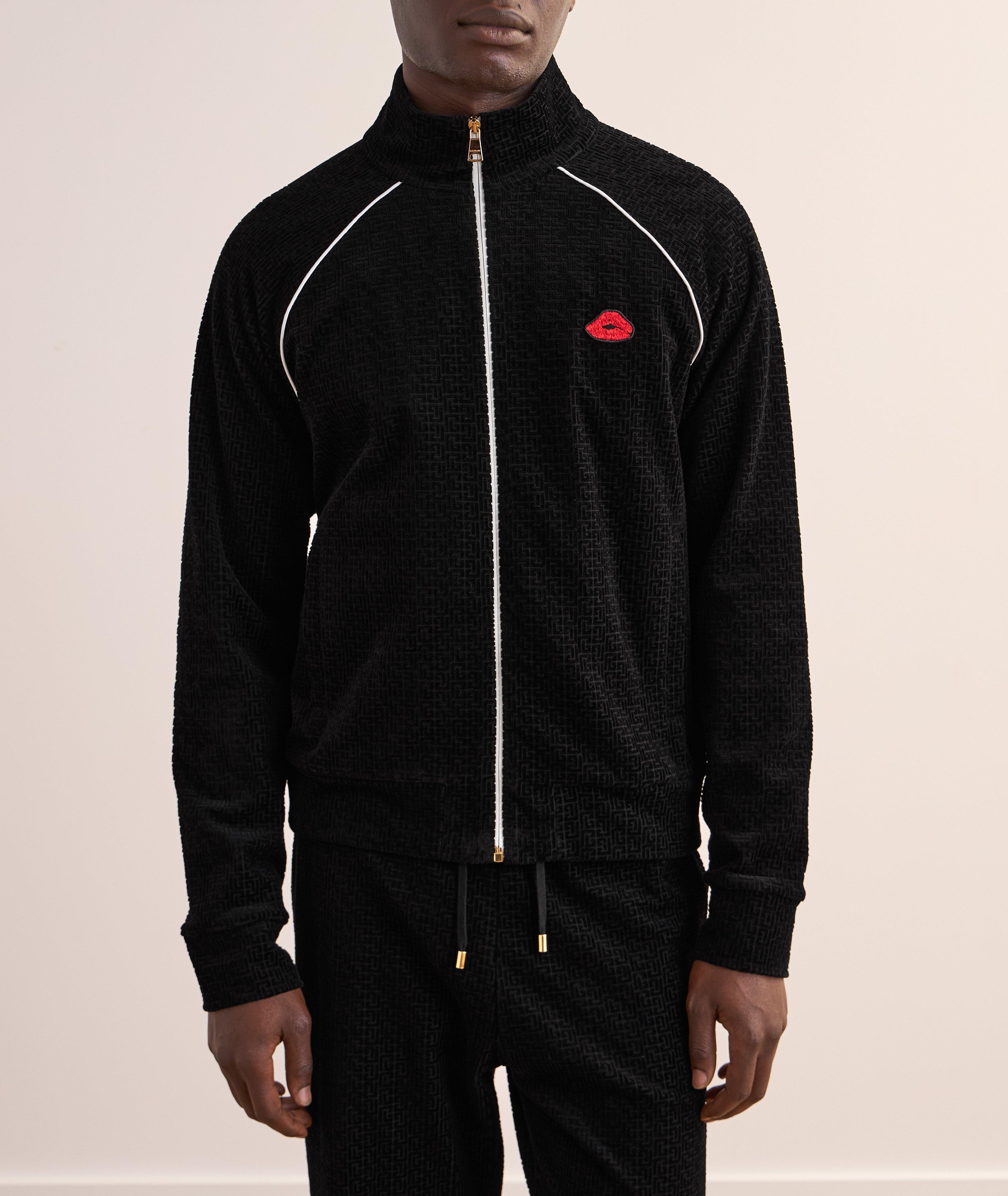 Embossed Logo Lips Track Jacket image 1