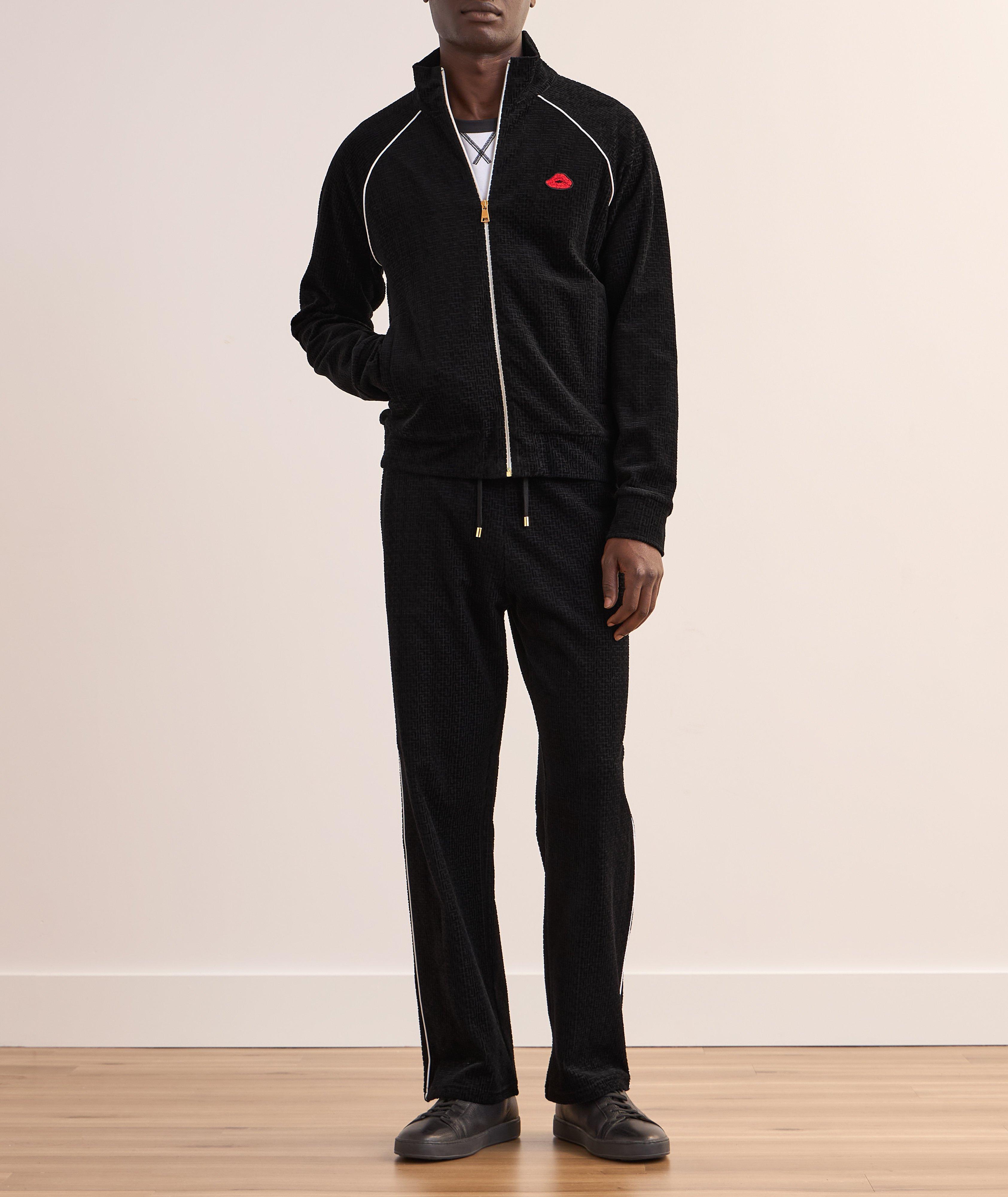 Embossed Logo Lips Track Pants image 6
