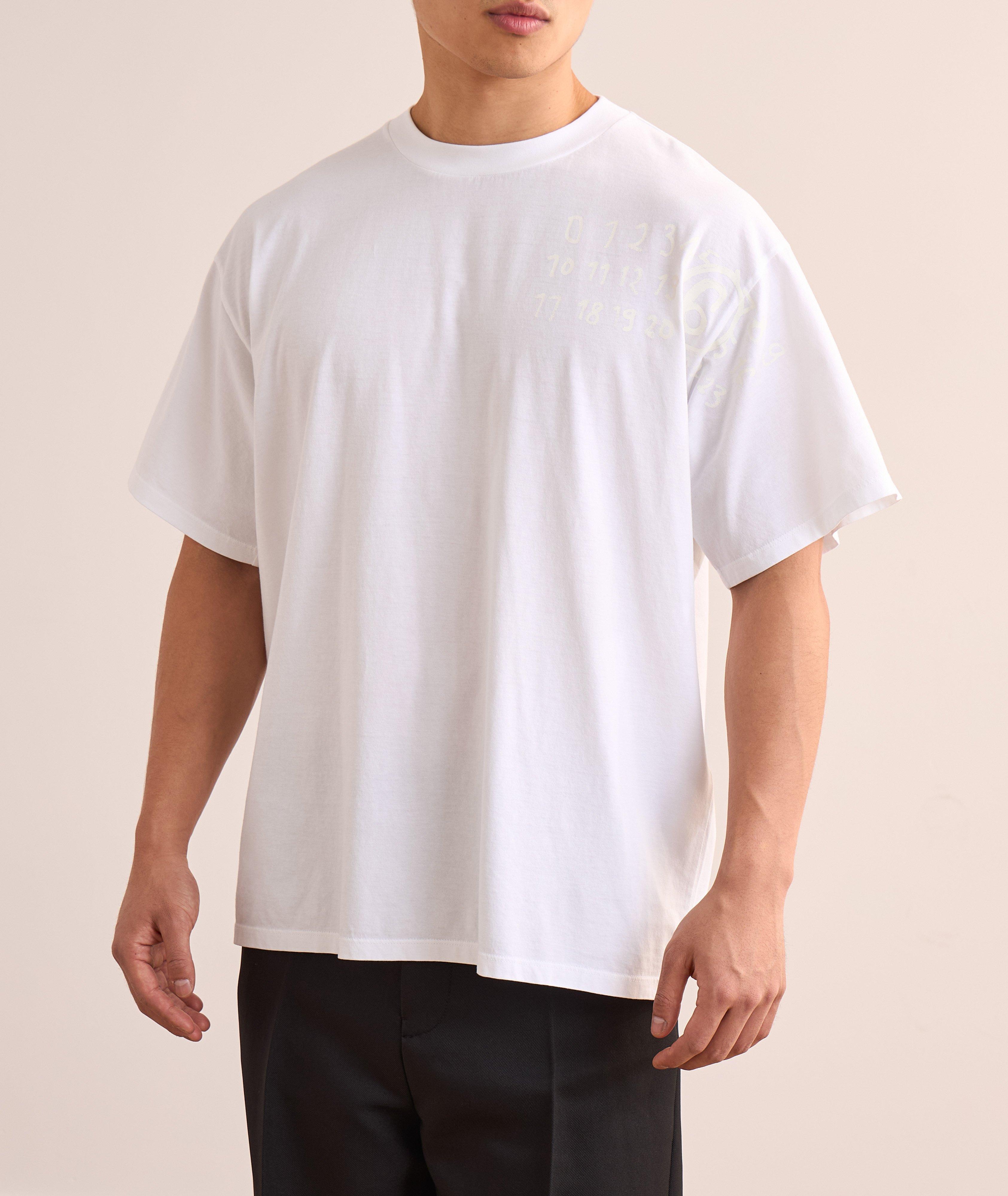 T-shirt en coton avec logo sur l’épaule image 1