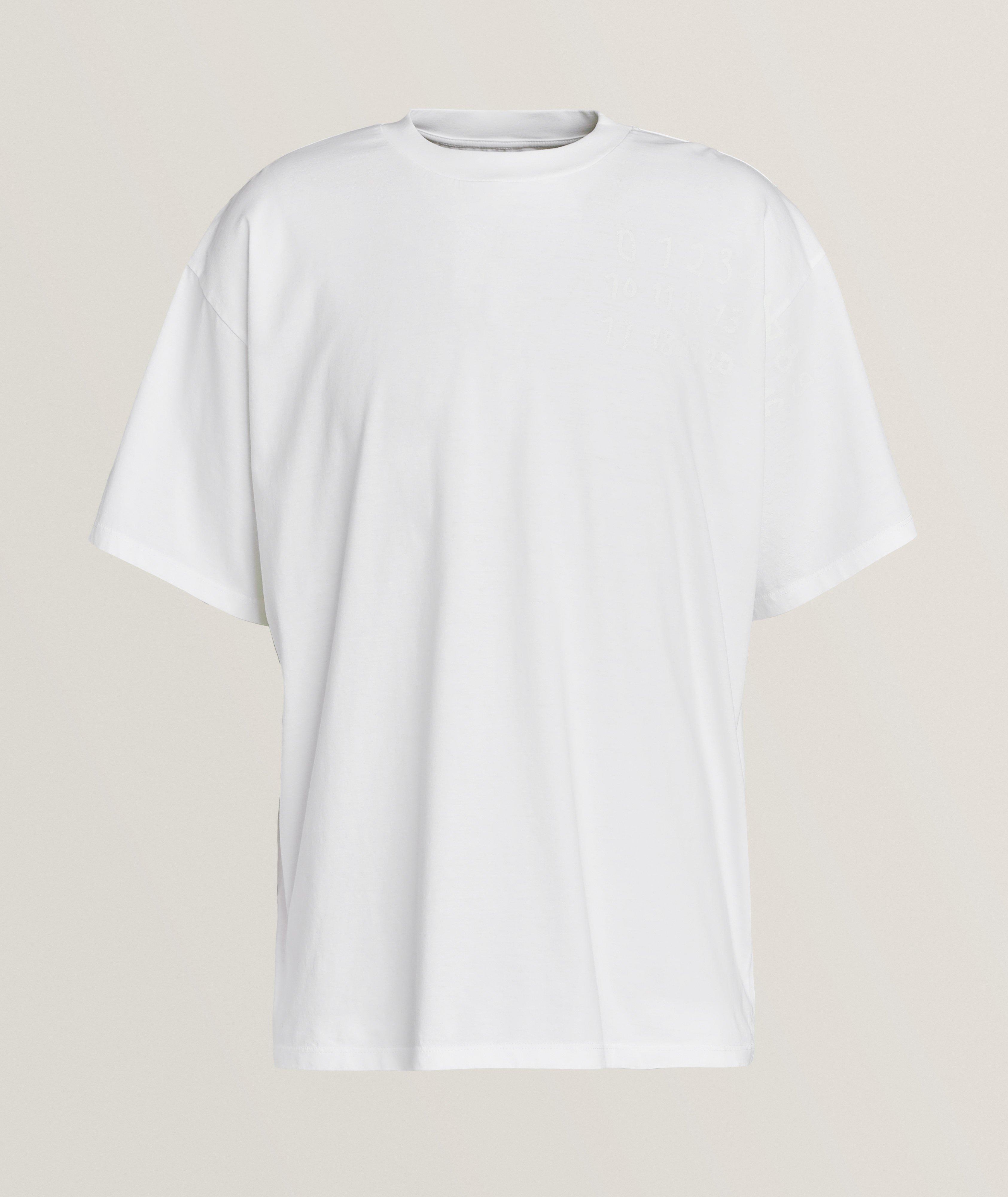 T-shirt en coton avec logo sur l’épaule image 0