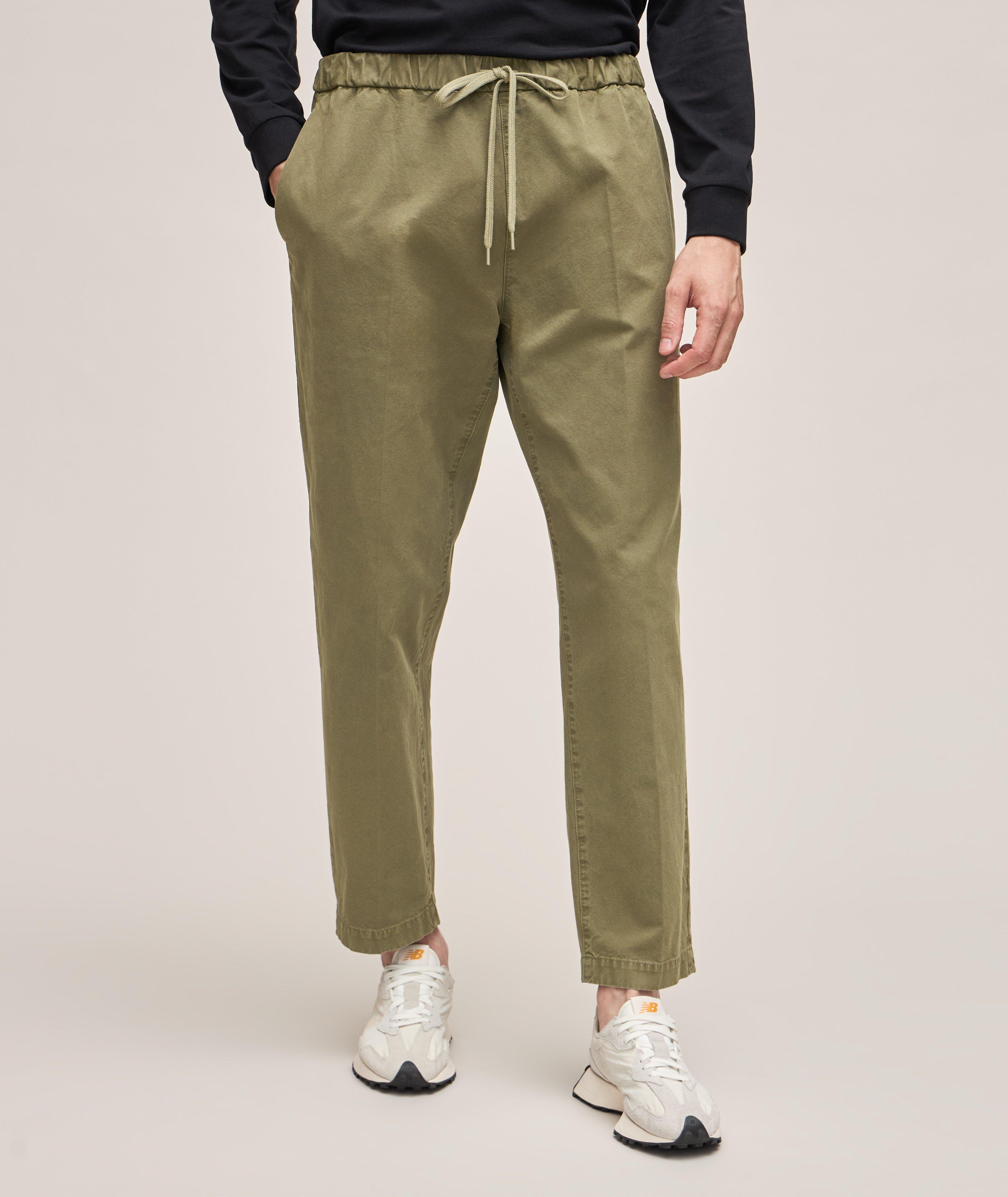 Drawstring Cotton Pants image 1