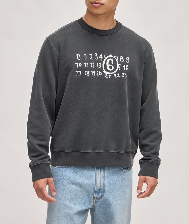 MM6 Maison Margiela Cotton Logo Print Sweatshirt | Sweaters MM6 Maison Margiela Cotton Logo Print Sweatshirt | Sweaters