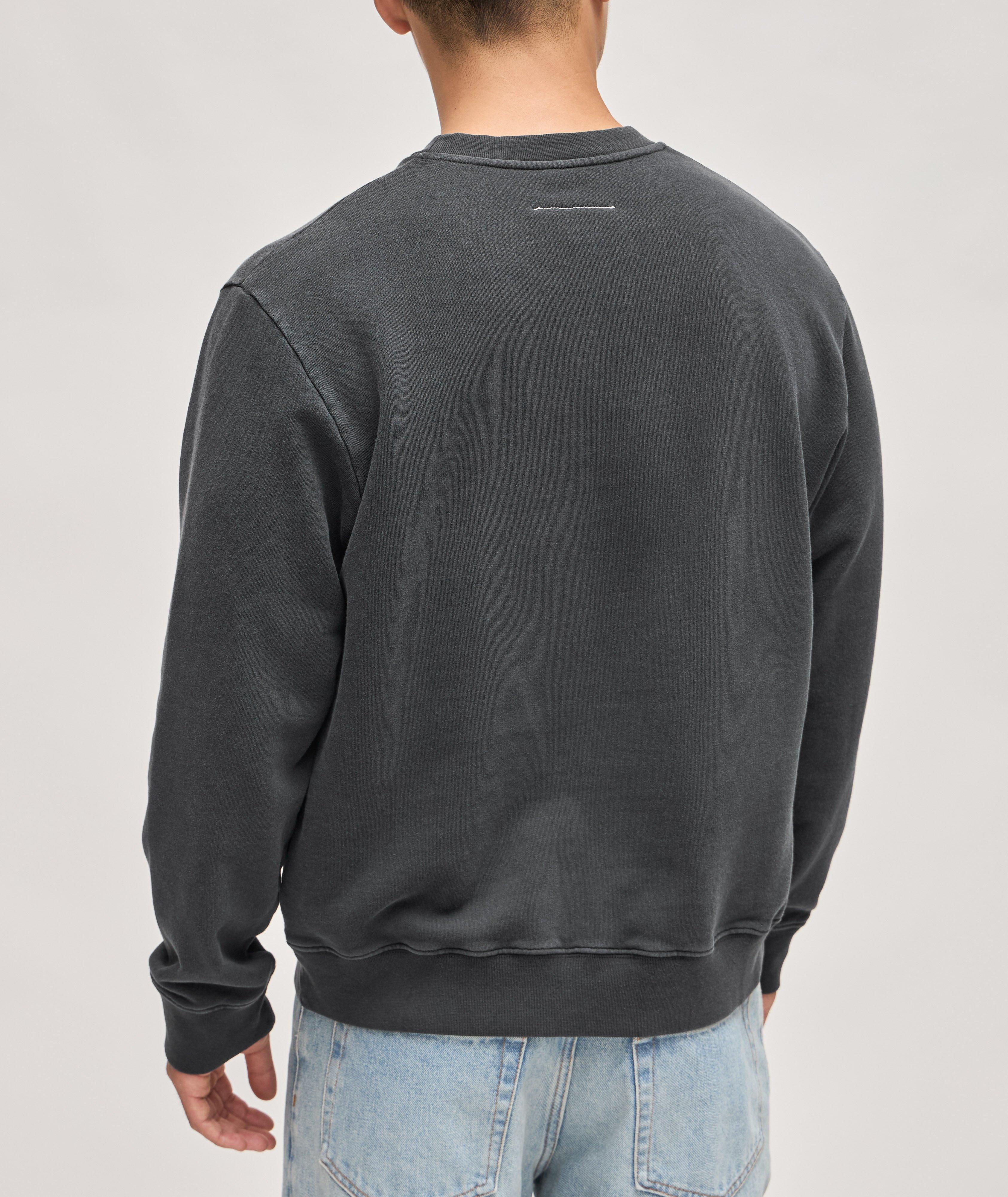 MM6 Maison Margiela Cotton Logo Print Sweatshirt | Sweaters